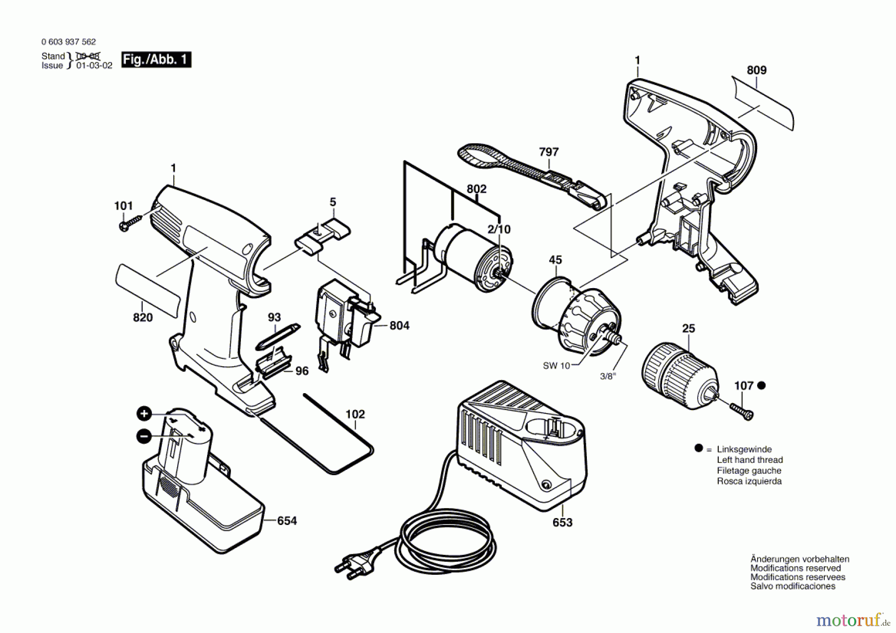 Bosch Akku Werkzeug Gw-Akku-Schrauber PSR 72 Seite 1