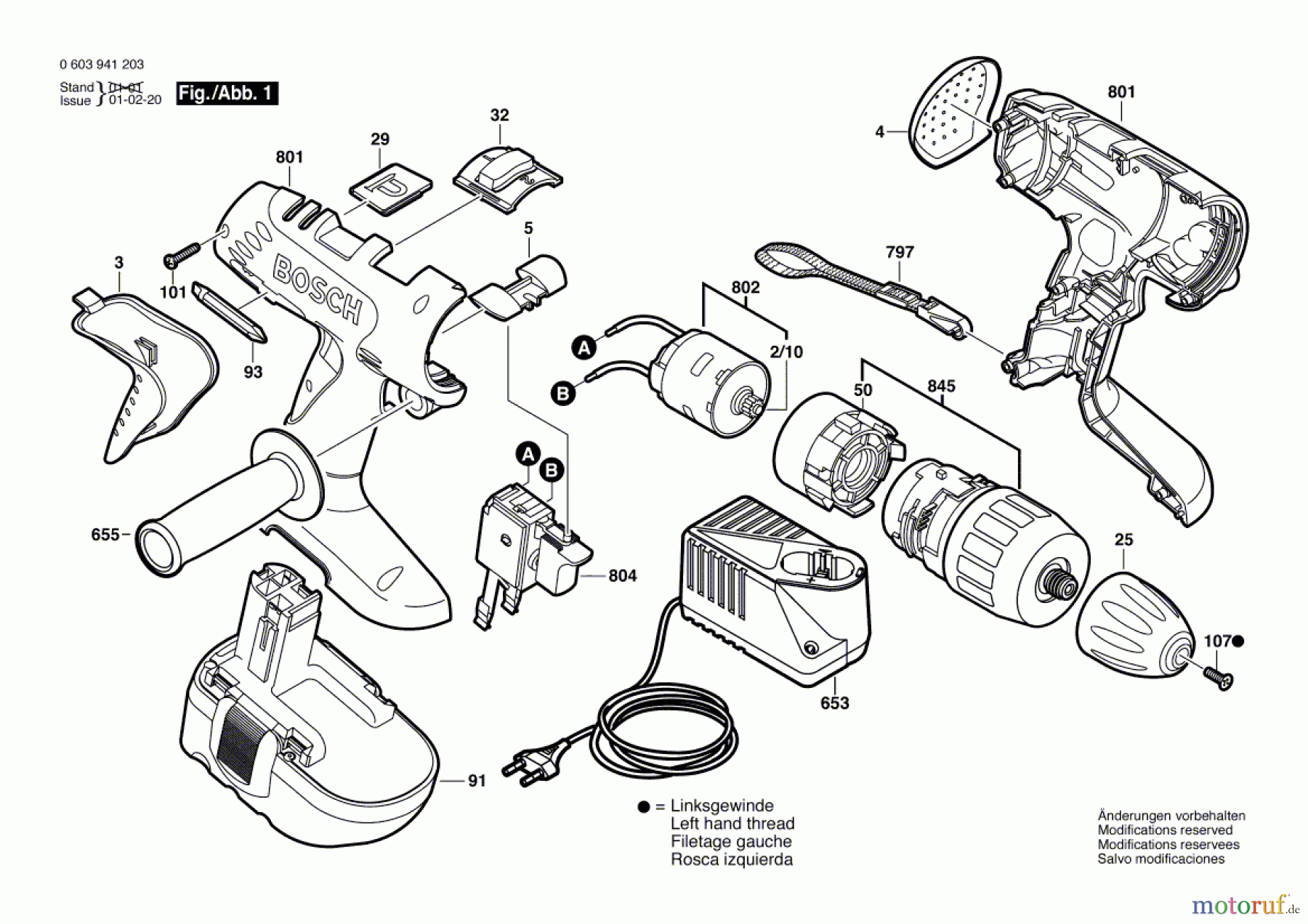 Bosch Akku Werkzeug Akku-Schlagbohrschrauber PSB 24 VE-2 Seite 1