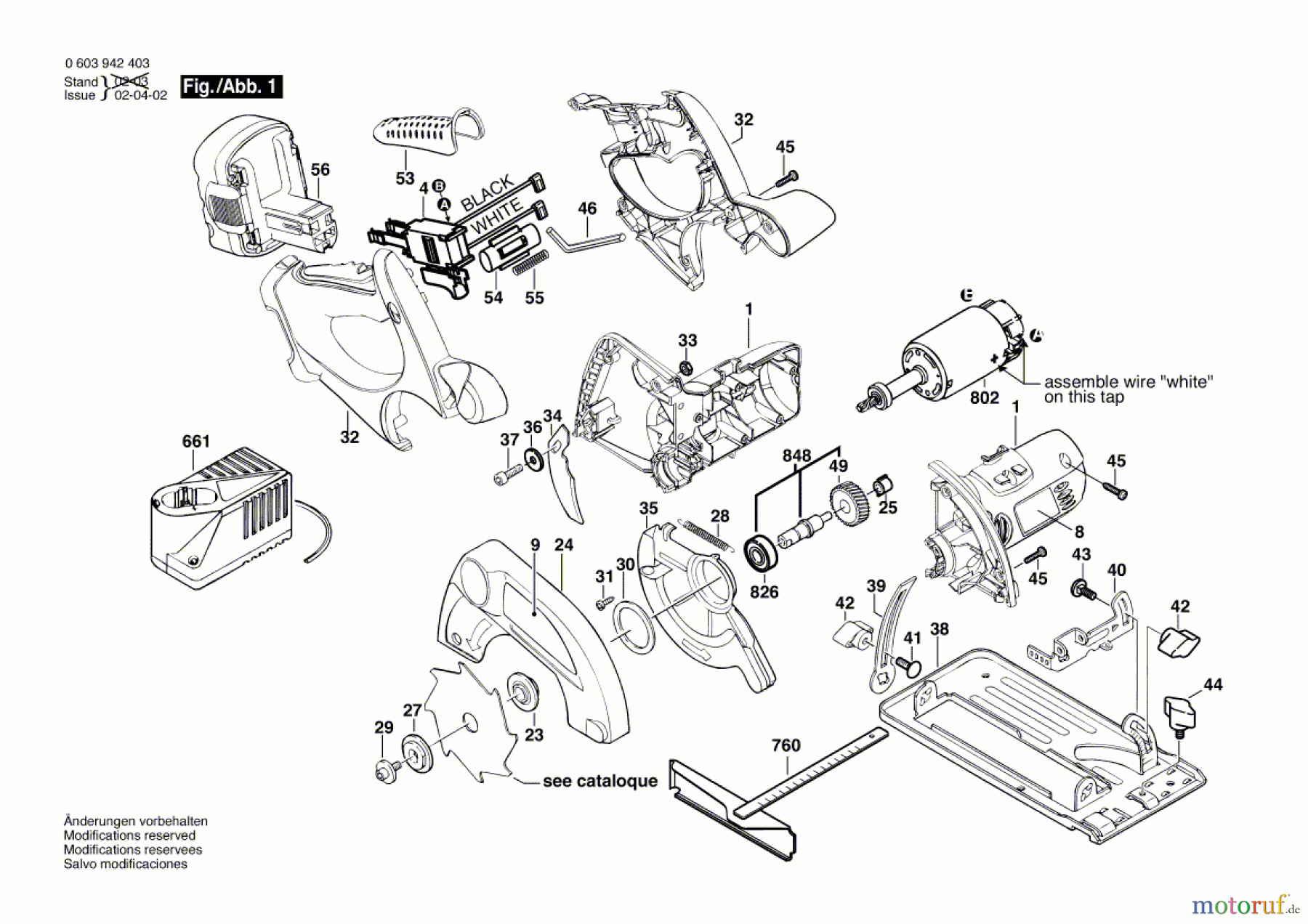 Bosch Akku Werkzeug Akku-Kreissäge PKS 14,4 V Seite 1