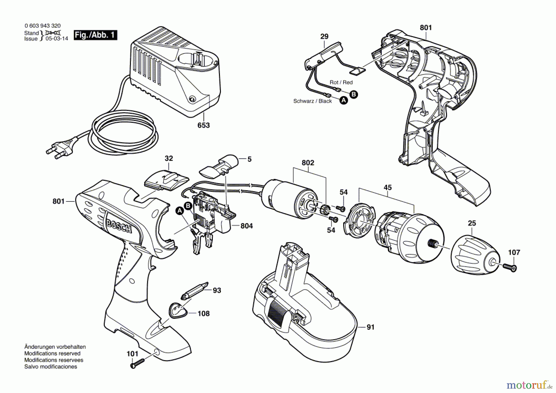 Bosch Akku Werkzeug Akku-Schrauber PSR 18 VE-2 Seite 1