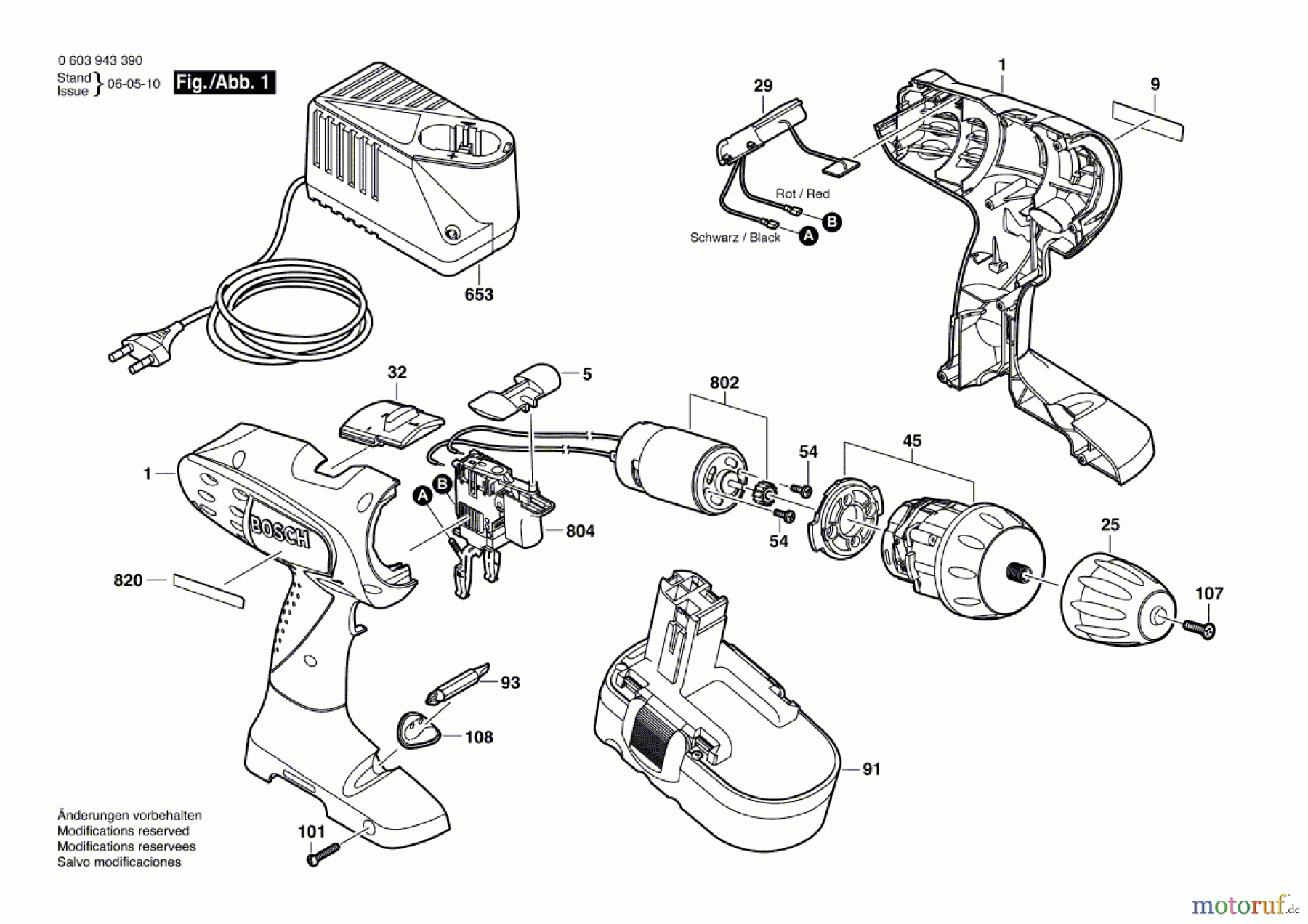 Bosch Akku Werkzeug Akku-Schrauber PSR 18 VE-2 Seite 1