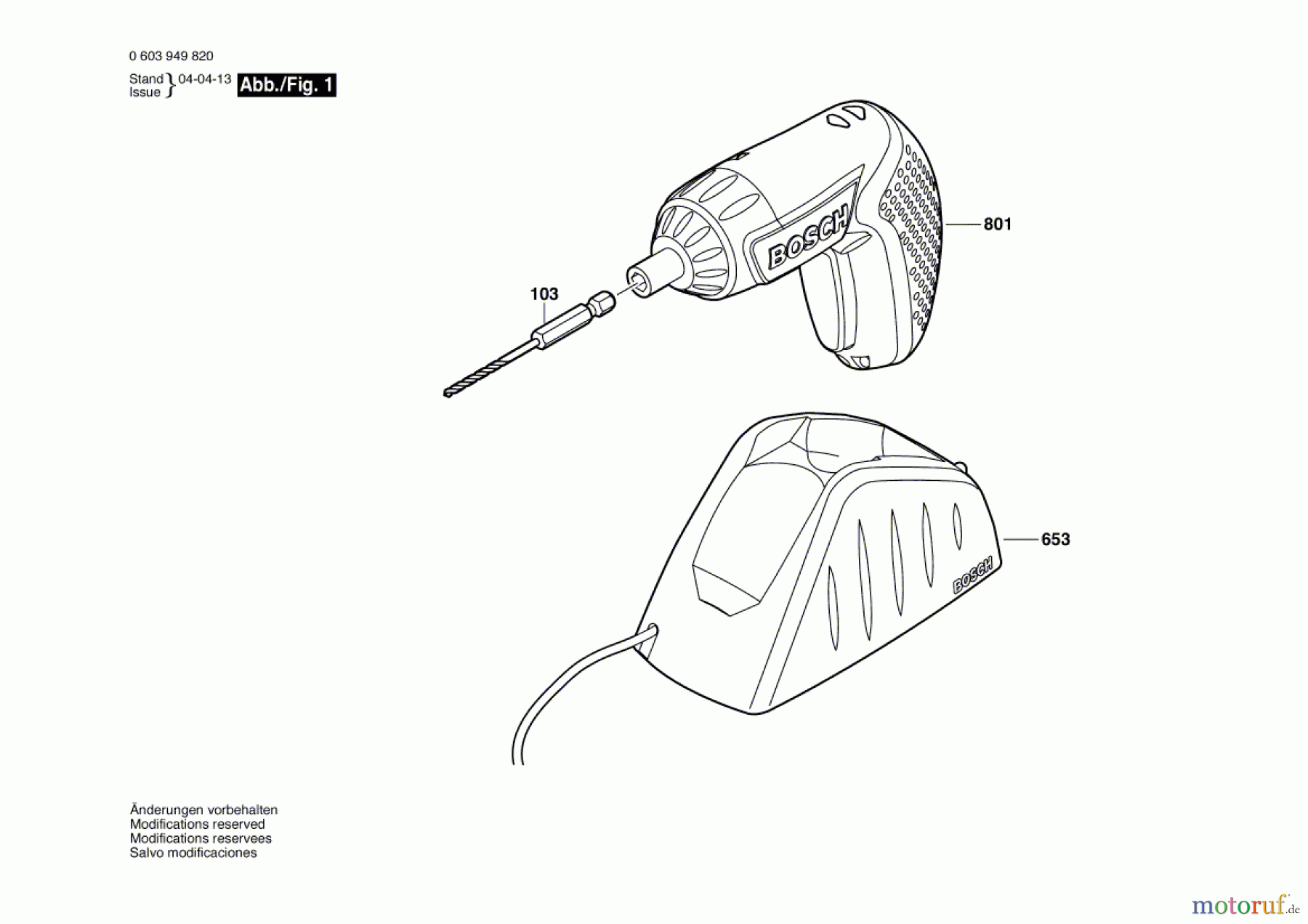 Bosch Akku Werkzeug Akku-Schrauber IXO 3,6 V Seite 1