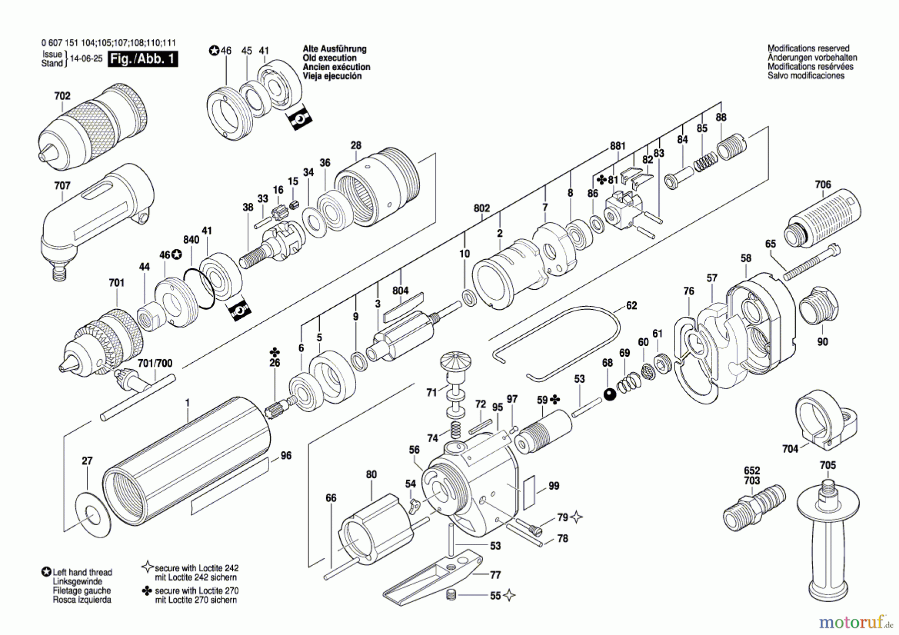 Bosch Werkzeug Pw-Bohrmaschine-Ind 370 WATT-SERIE Seite 1
