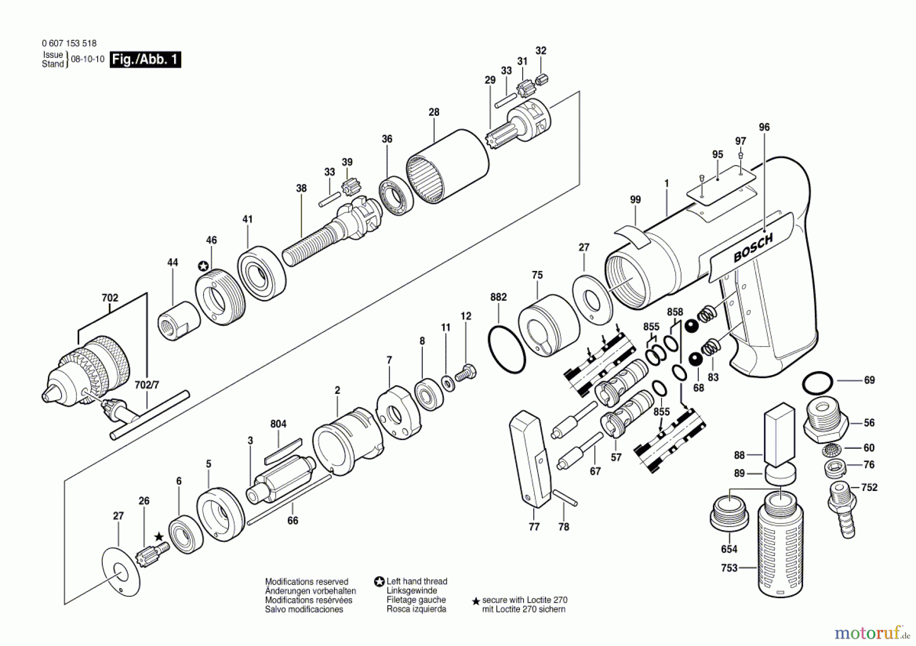 Bosch Werkzeug Pw-Bohrmaschine-Ind 180 WATT-SERIE Seite 1
