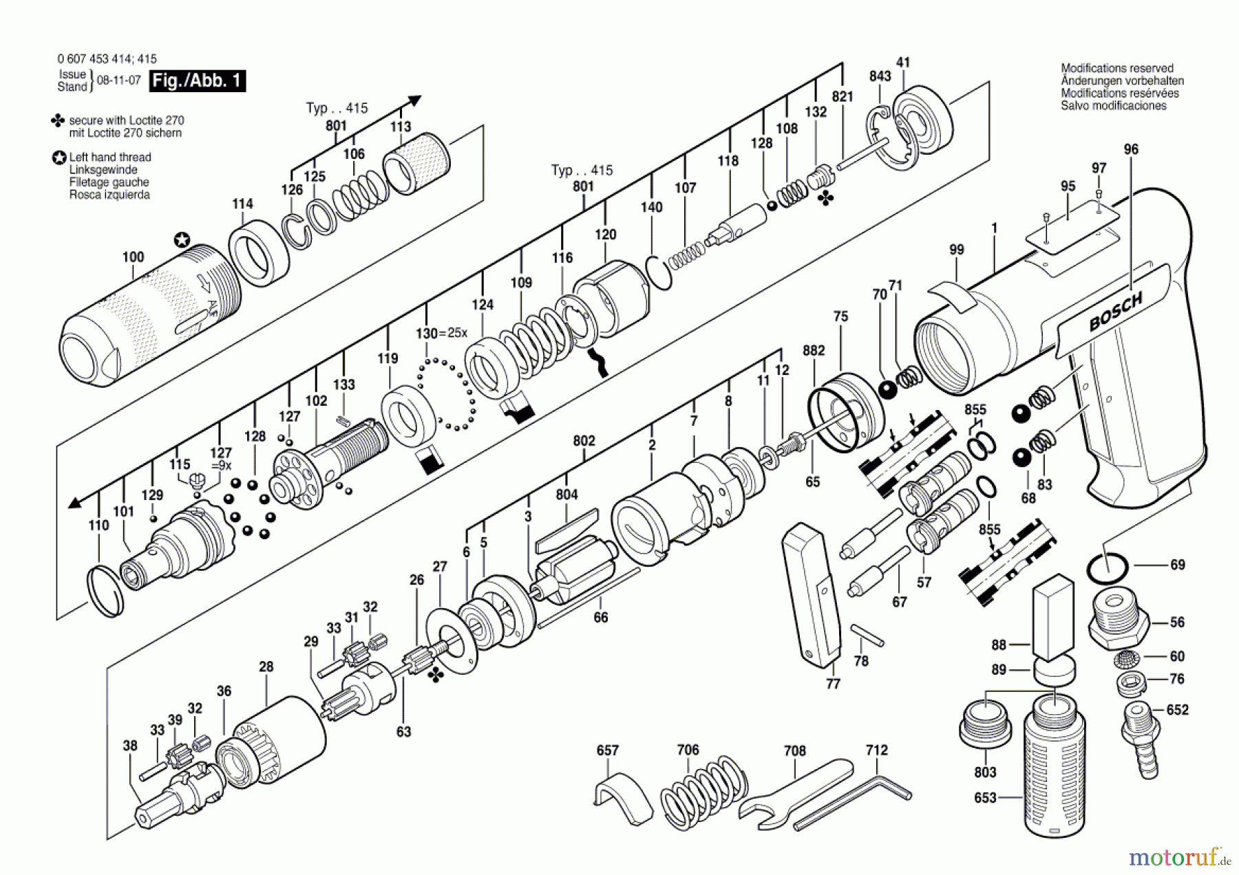 Bosch Werkzeug Pw-Schrauber-Ind 180 WATT-SERIE Seite 1