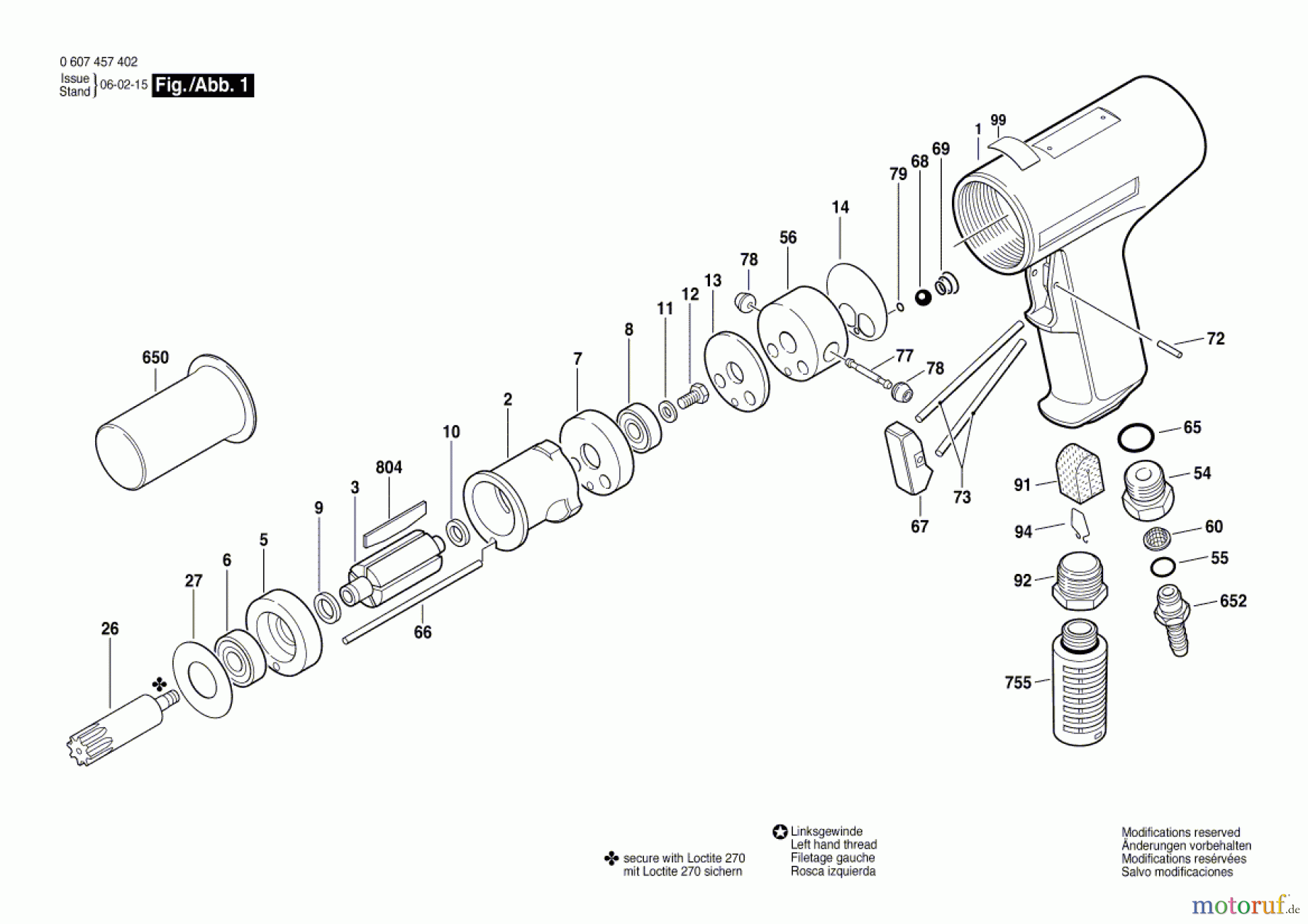 Bosch Werkzeug Pw-Bohrmaschine-Ind 740 WATT-SERIE Seite 1