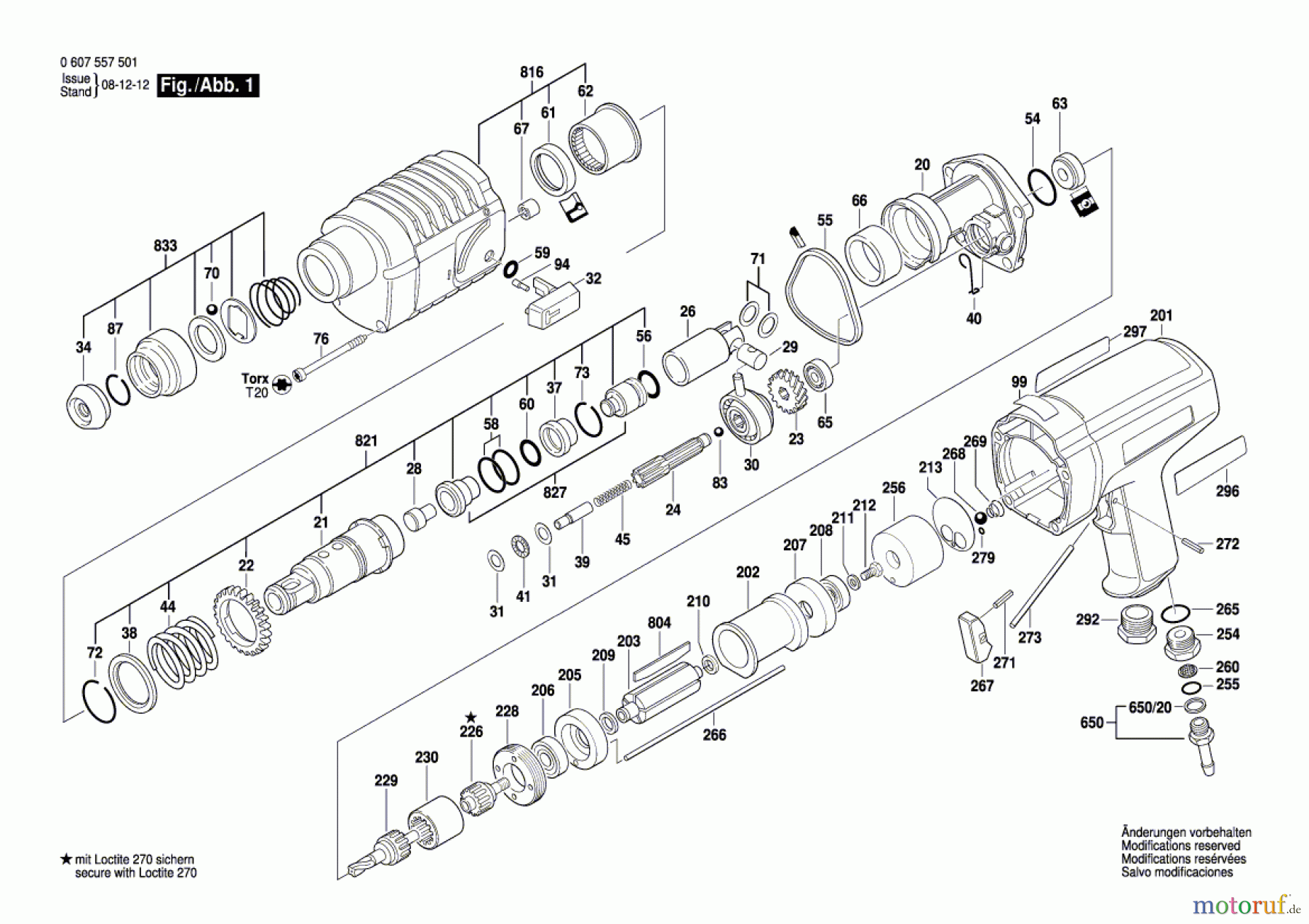 Bosch Werkzeug Bohrhammer DBH 740 R Seite 1