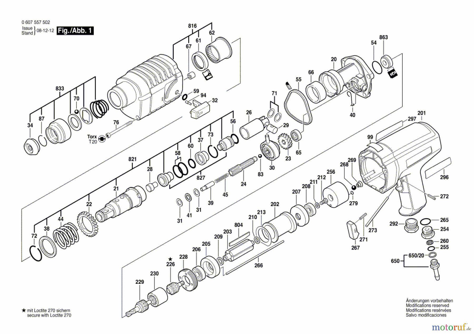  Bosch Werkzeug Bohrhammer 521 Seite 1