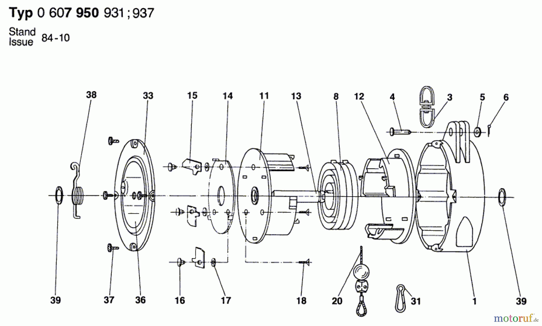 Bosch Werkzeug Federzug ---- Seite 1