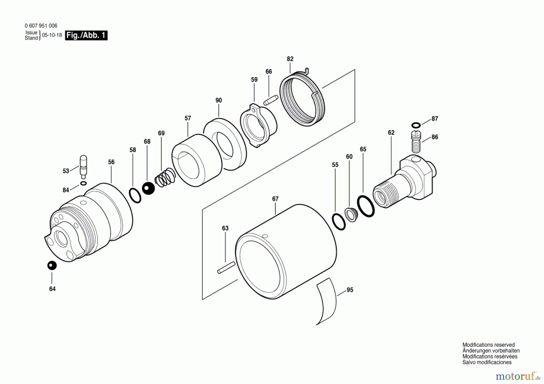 Bosch Werkzeug Ventilgehäuse ---- Seite 1