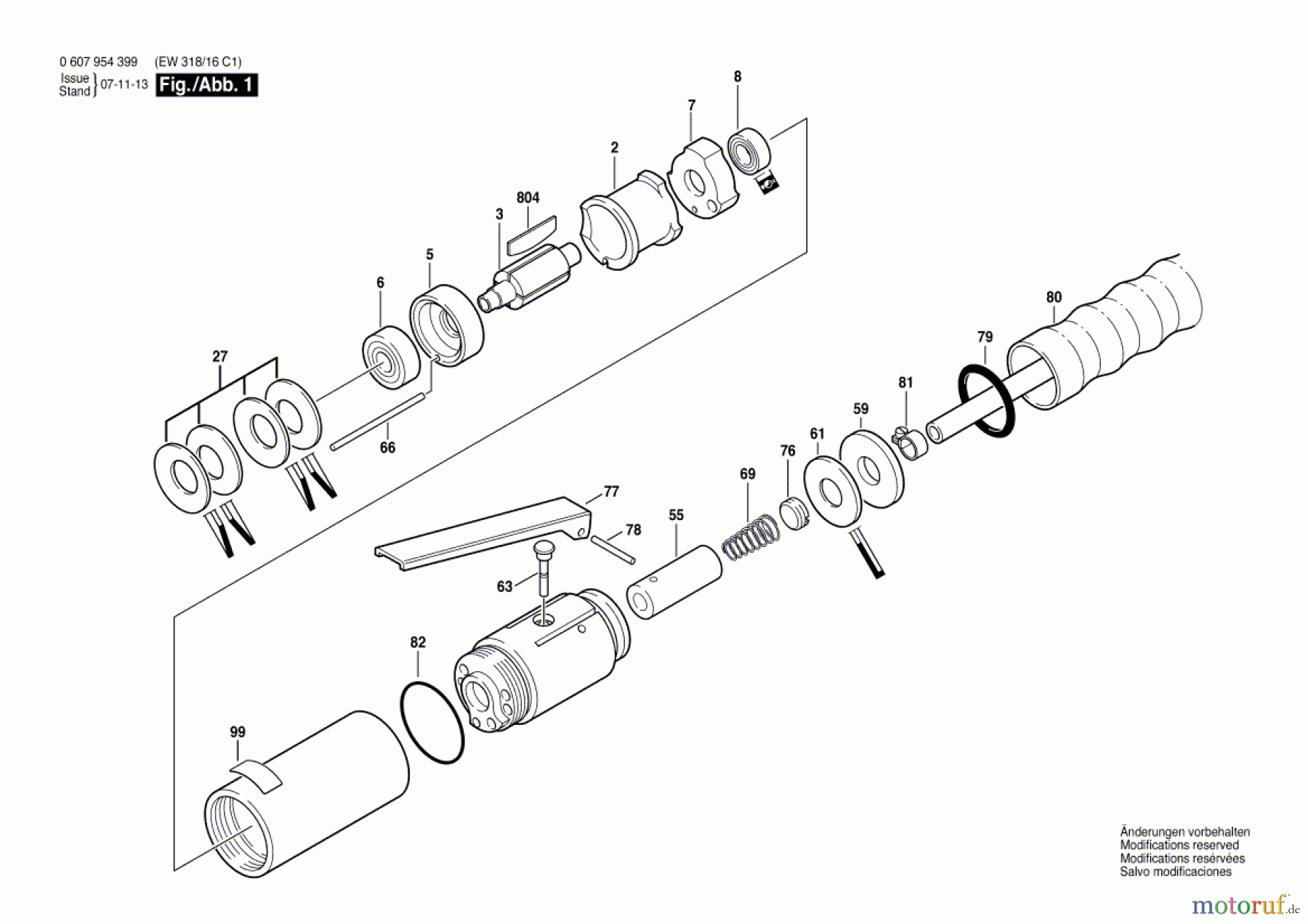  Bosch Werkzeug Einbaumotor 120 WATT-SERIE Seite 1