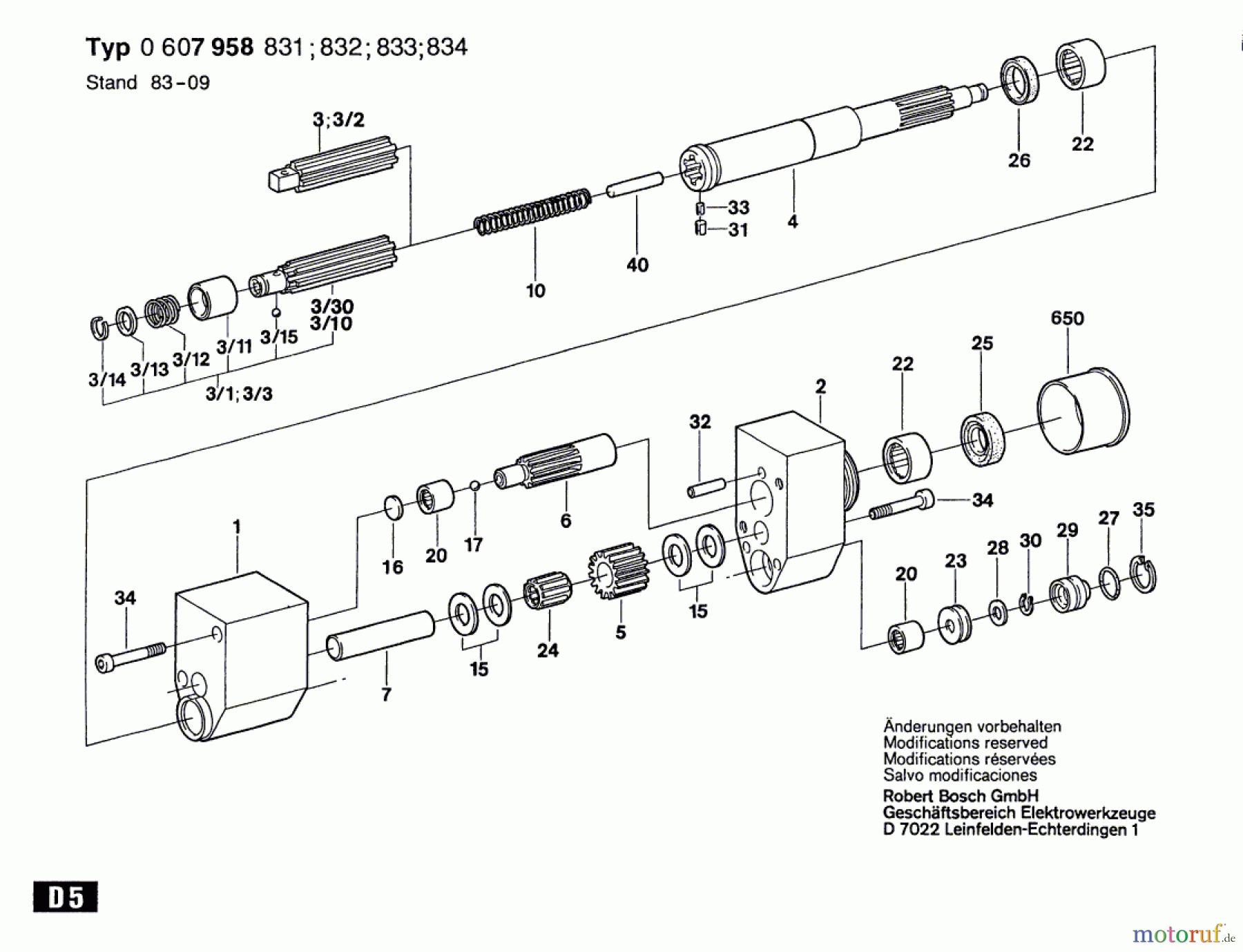 Bosch Werkzeug Vorsatzgetriebe ---- Seite 1