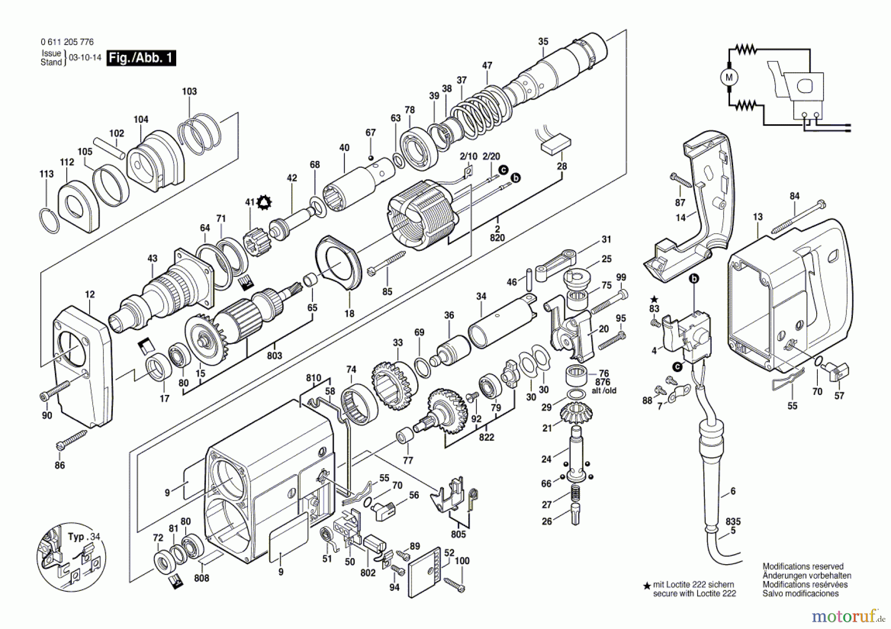 Bosch Werkzeug Bohrhammer 342 Seite 1