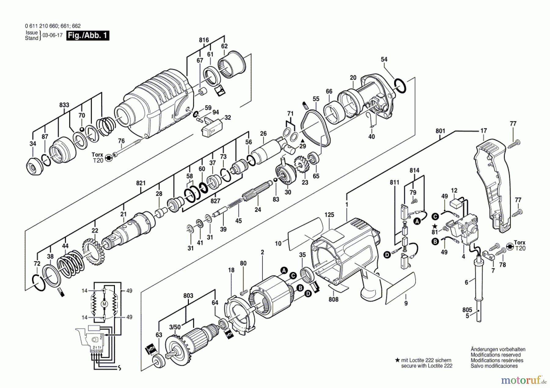 Bosch Werkzeug Bohrhammer H 14 Seite 1