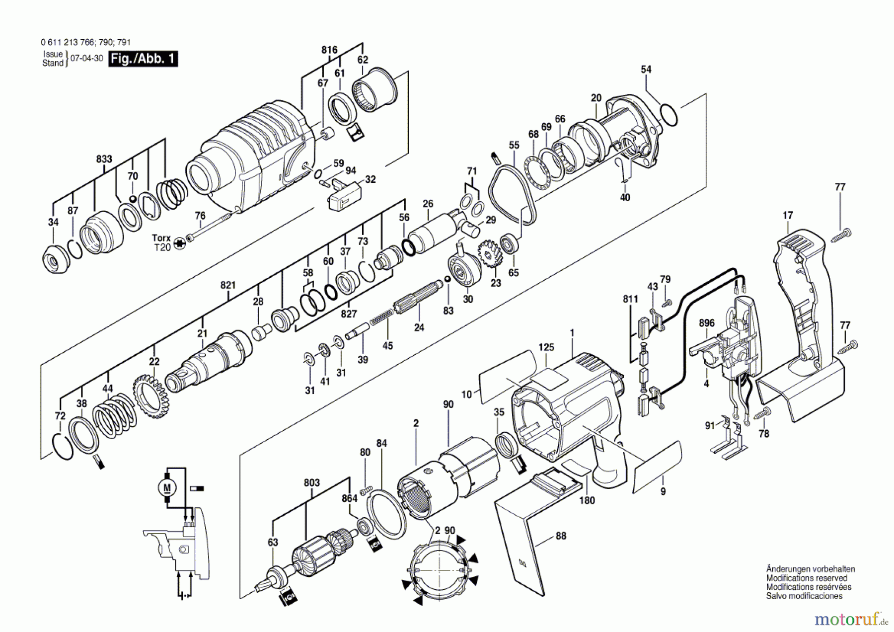 Bosch Akku Werkzeug Gw-Akku-Bohrhammer BRL 524 VE Seite 1