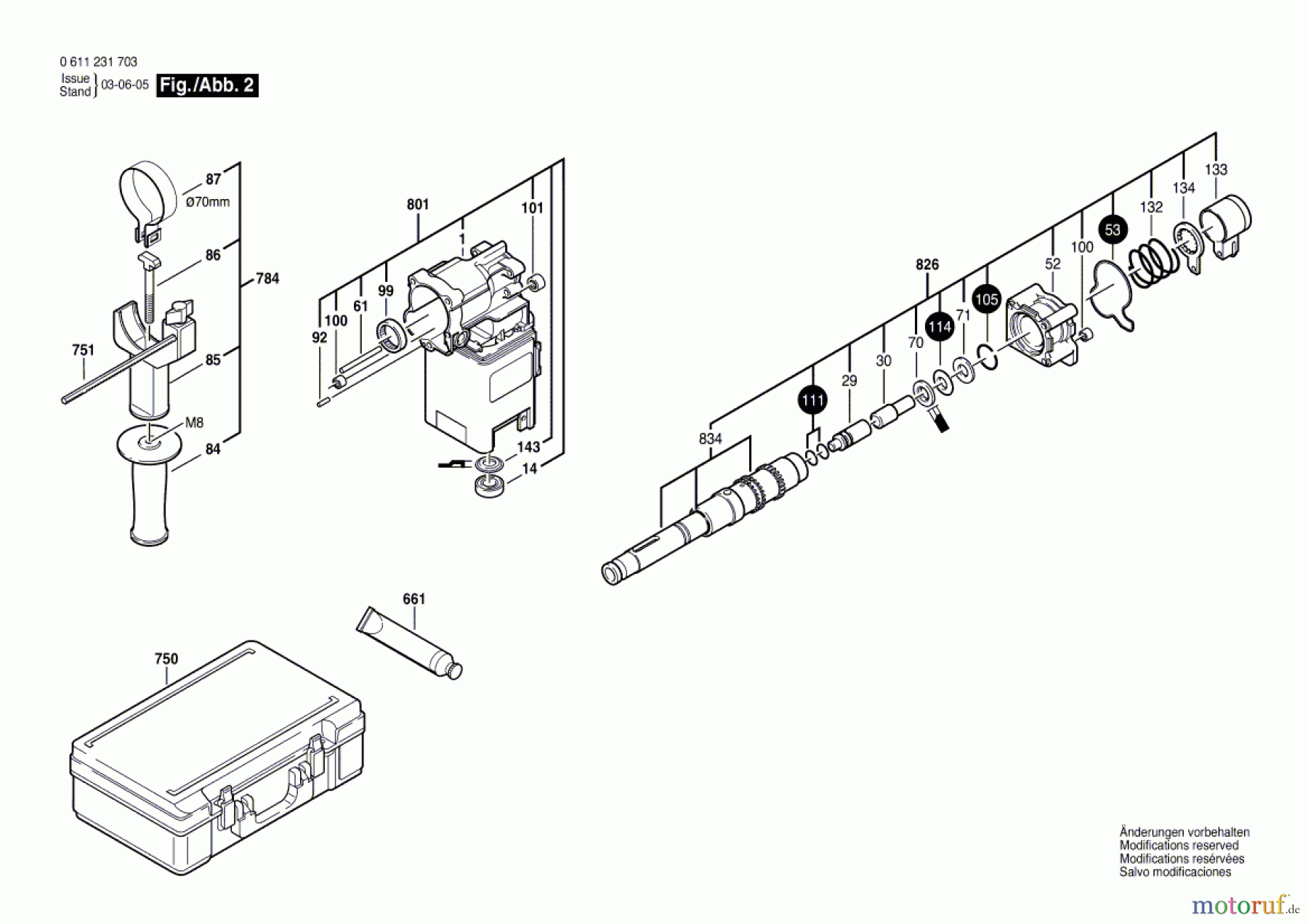  Bosch Werkzeug Bohrhammer GBH 8 DCE Seite 2