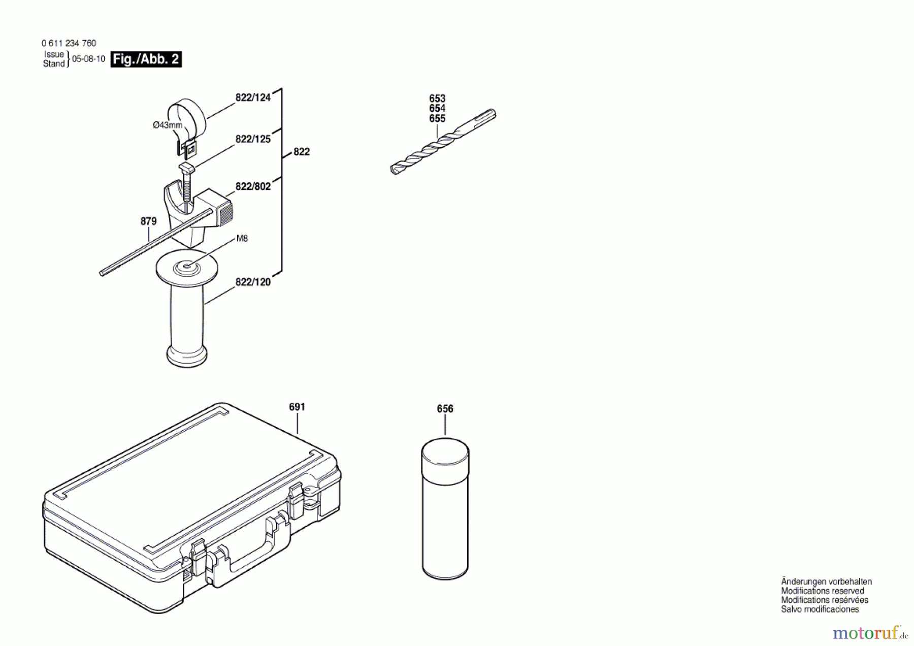 Bosch Werkzeug Bohrhammer H 20-SLE Seite 2
