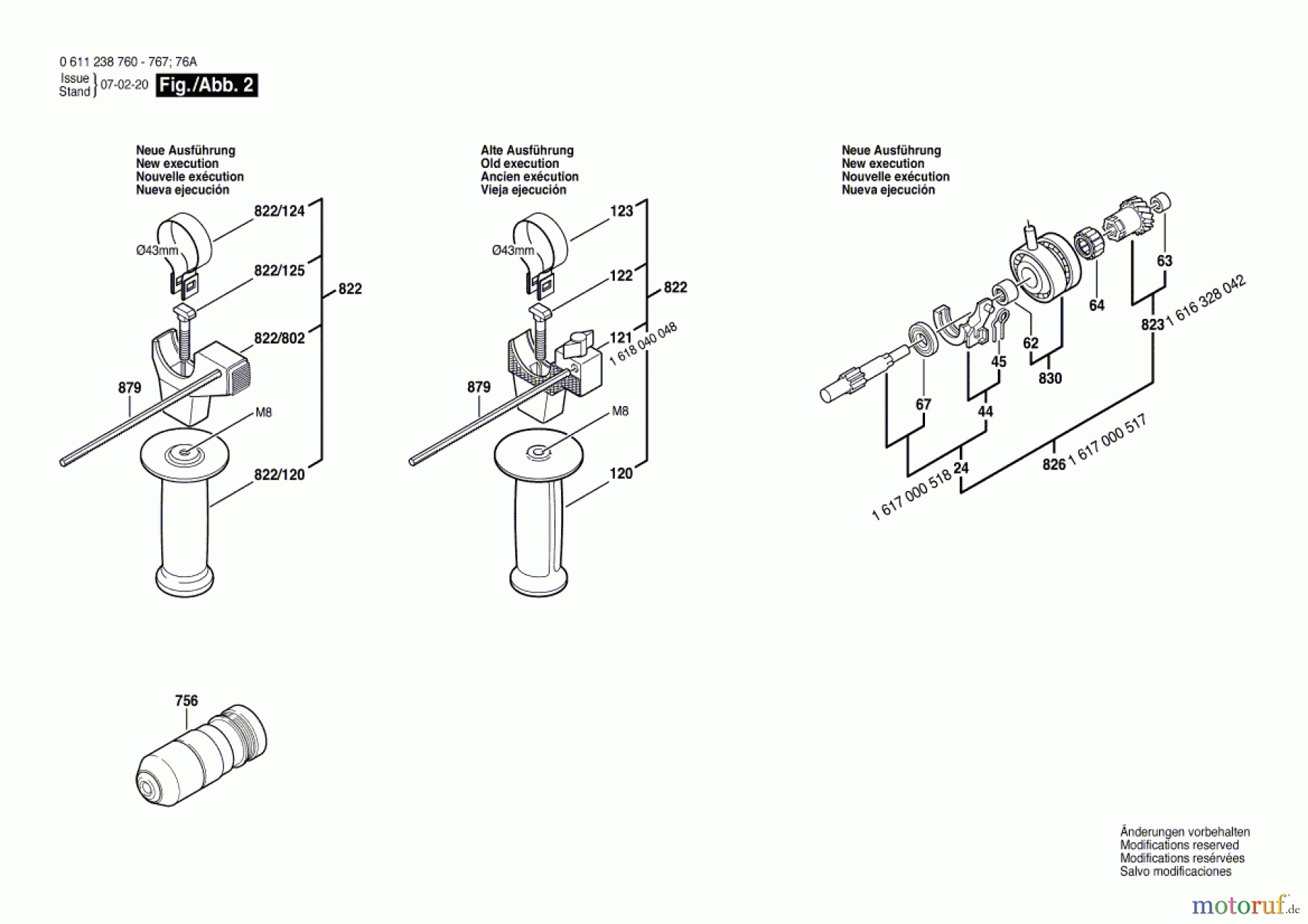 Bosch Werkzeug Bohrhammer H 24-MLS Seite 2