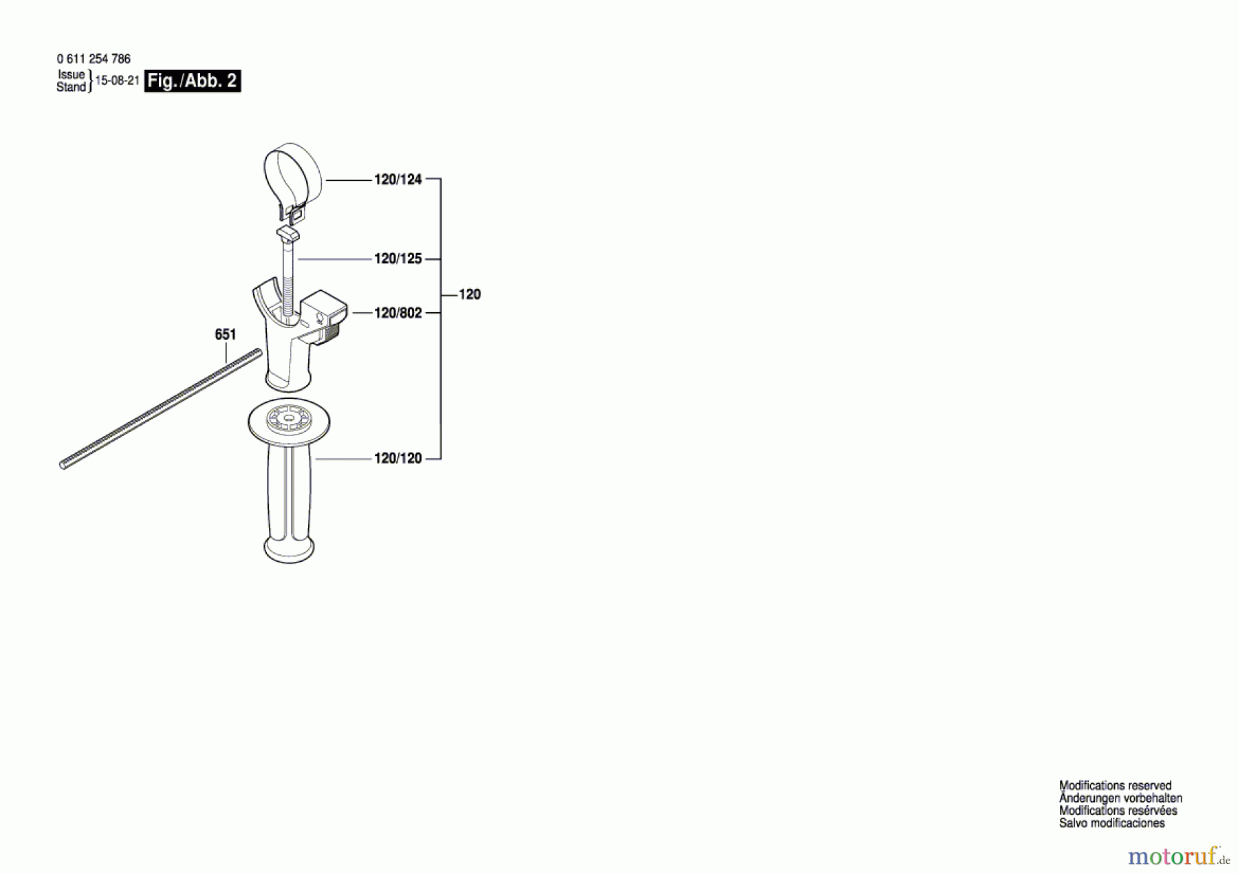 Bosch Werkzeug Bohrhammer H 26-MLS Seite 2