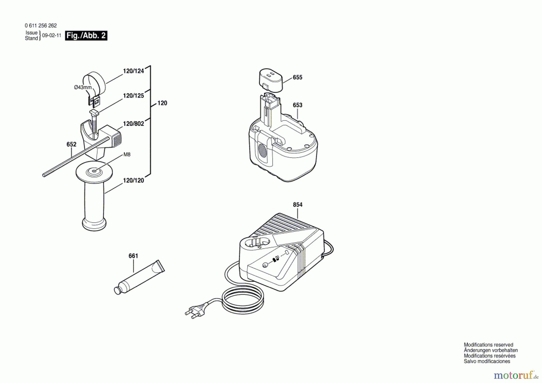  Bosch Akku Werkzeug Gw-Akku-Bohrhammer BACHDS 24V Seite 2