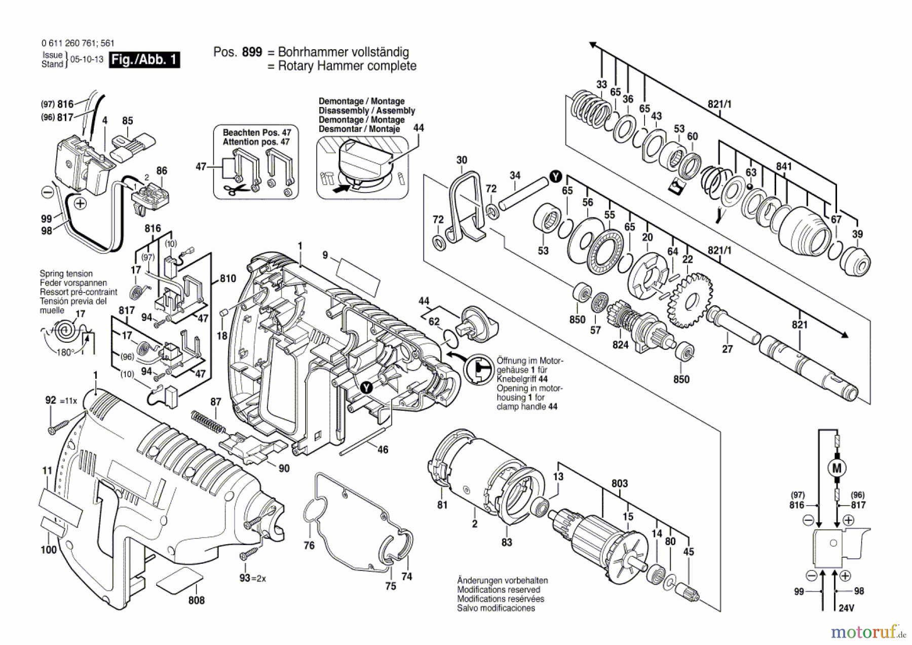 Bosch Akku Werkzeug Gw-Akku-Bohrhammer BACHD-24 1,7 Seite 1