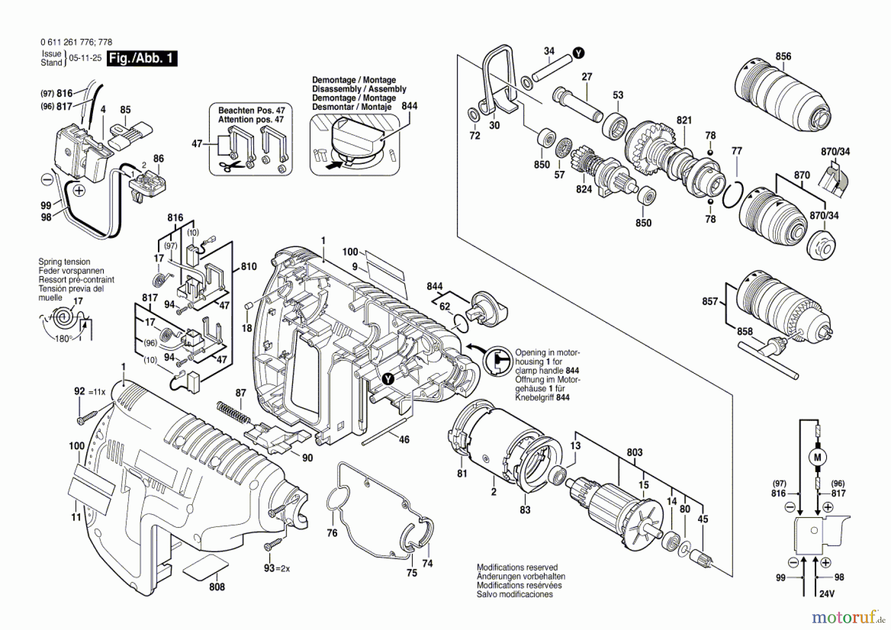 Bosch Akku Werkzeug Gw-Akku-Bohrhammer DD 524 Seite 1