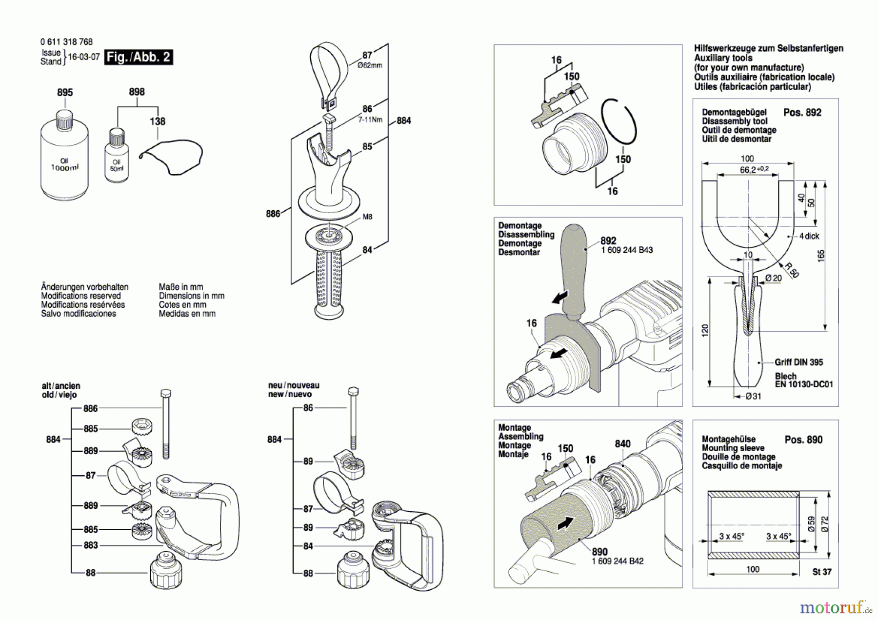 Bosch Werkzeug Schlaghammer MH 5-XE Seite 2