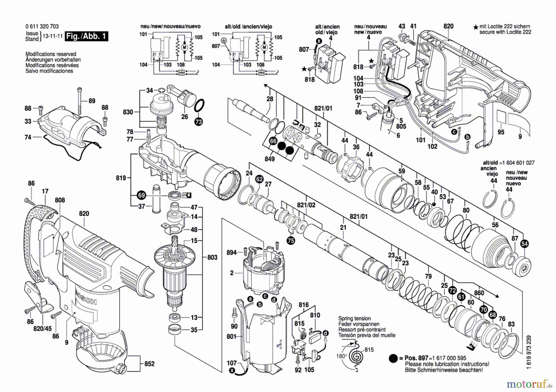 Bosch Werkzeug Schlaghammer MH 3-XE Seite 1