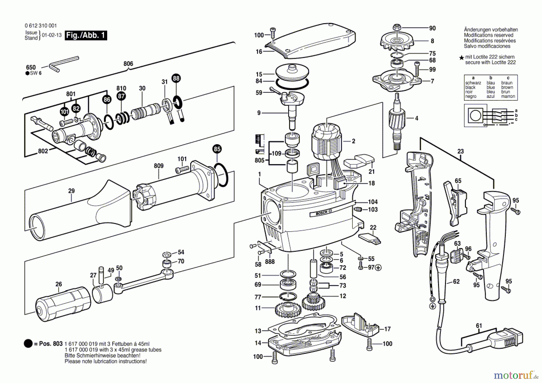 Bosch Werkzeug Gw-Aufbruchhammer ---- Seite 1