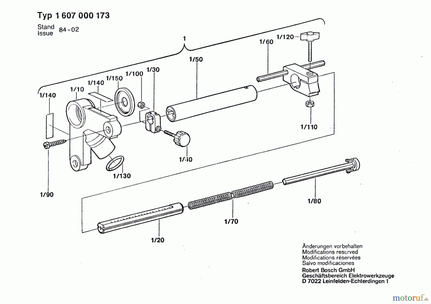 Bosch Werkzeug Teilesatz ---- Seite 1