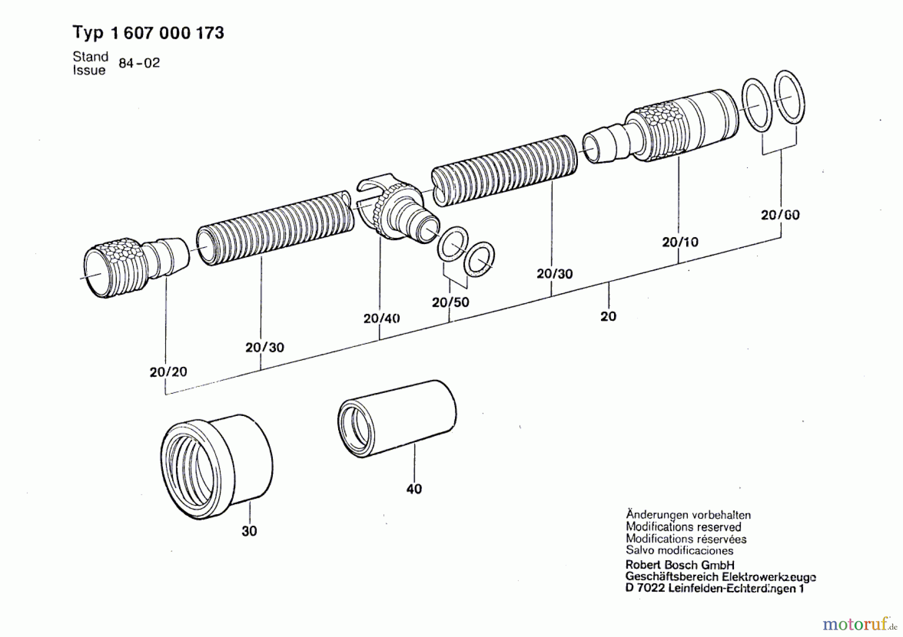Bosch Werkzeug Teilesatz ---- Seite 2