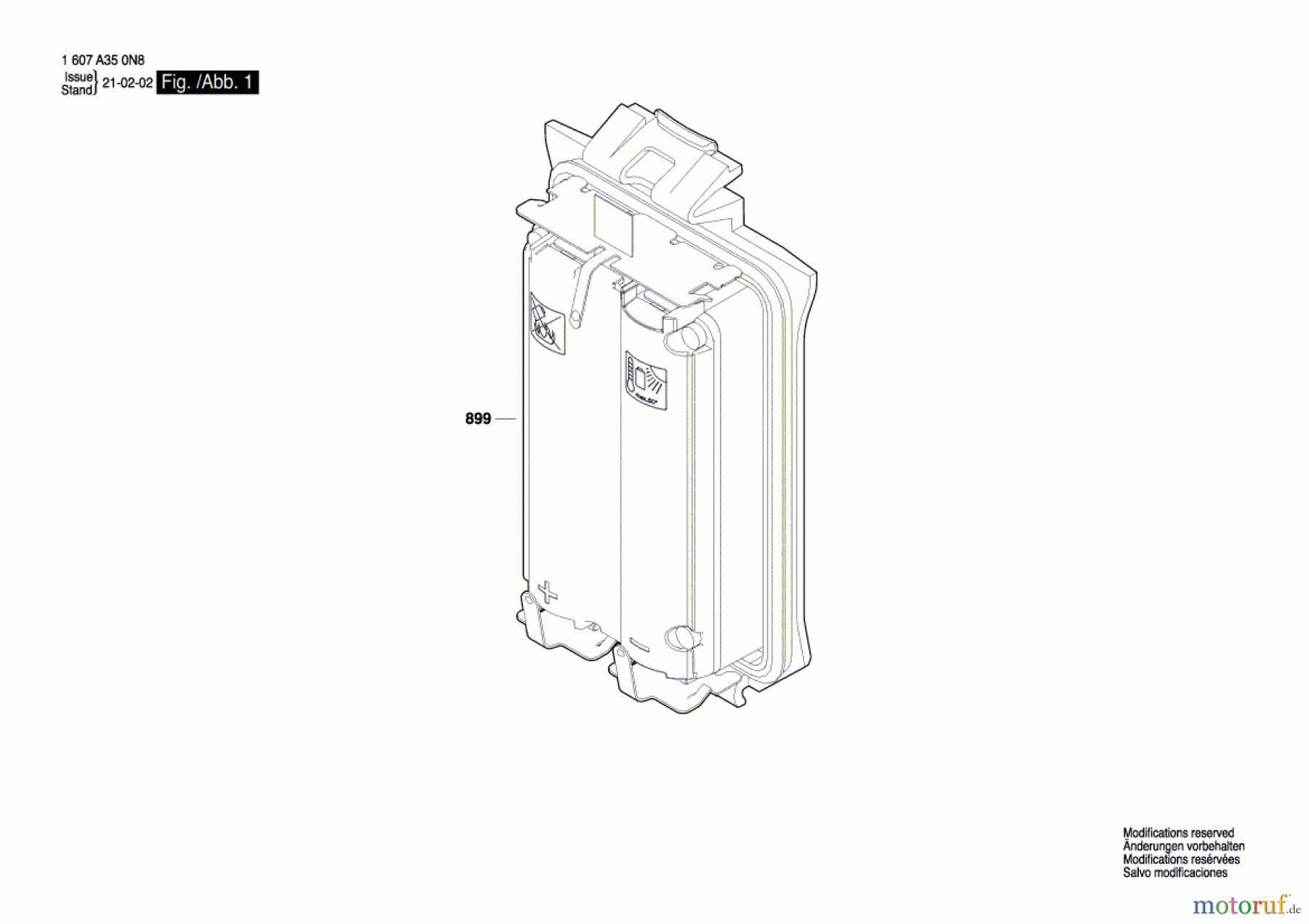 Bosch Akku Werkzeug Akku-Paket BA 3.7V Seite 1