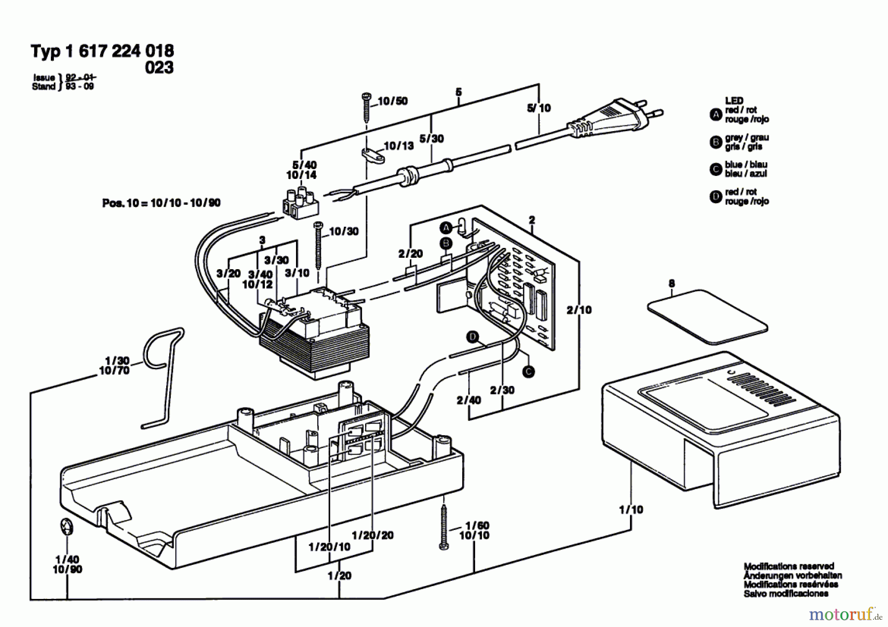 Bosch Werkzeug Batterie-Ladegerät ---- Seite 1
