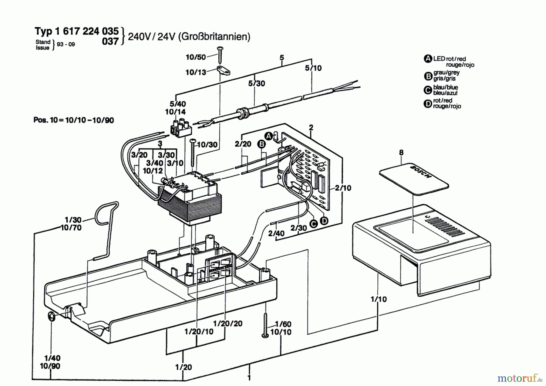 Bosch Werkzeug Batterie-Ladegerät ---- Seite 1