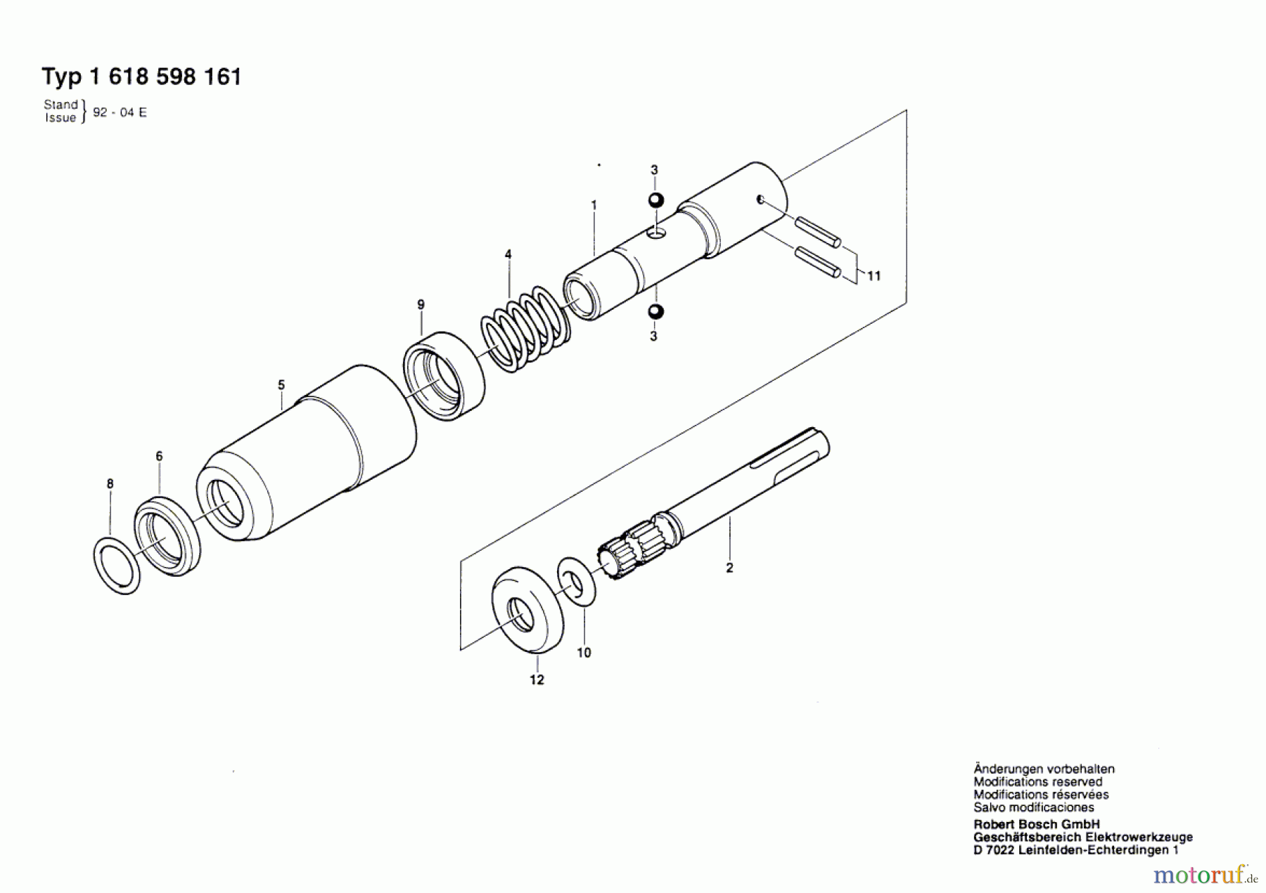 Bosch Werkzeug Bohrhalter ---- Seite 1