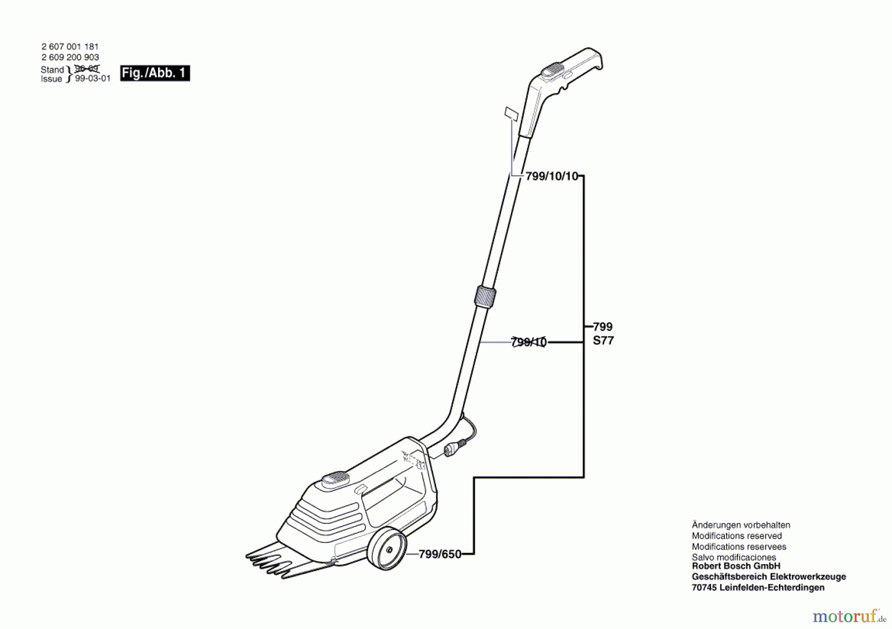 Bosch Werkzeug Führungsbügel ---- Seite 1