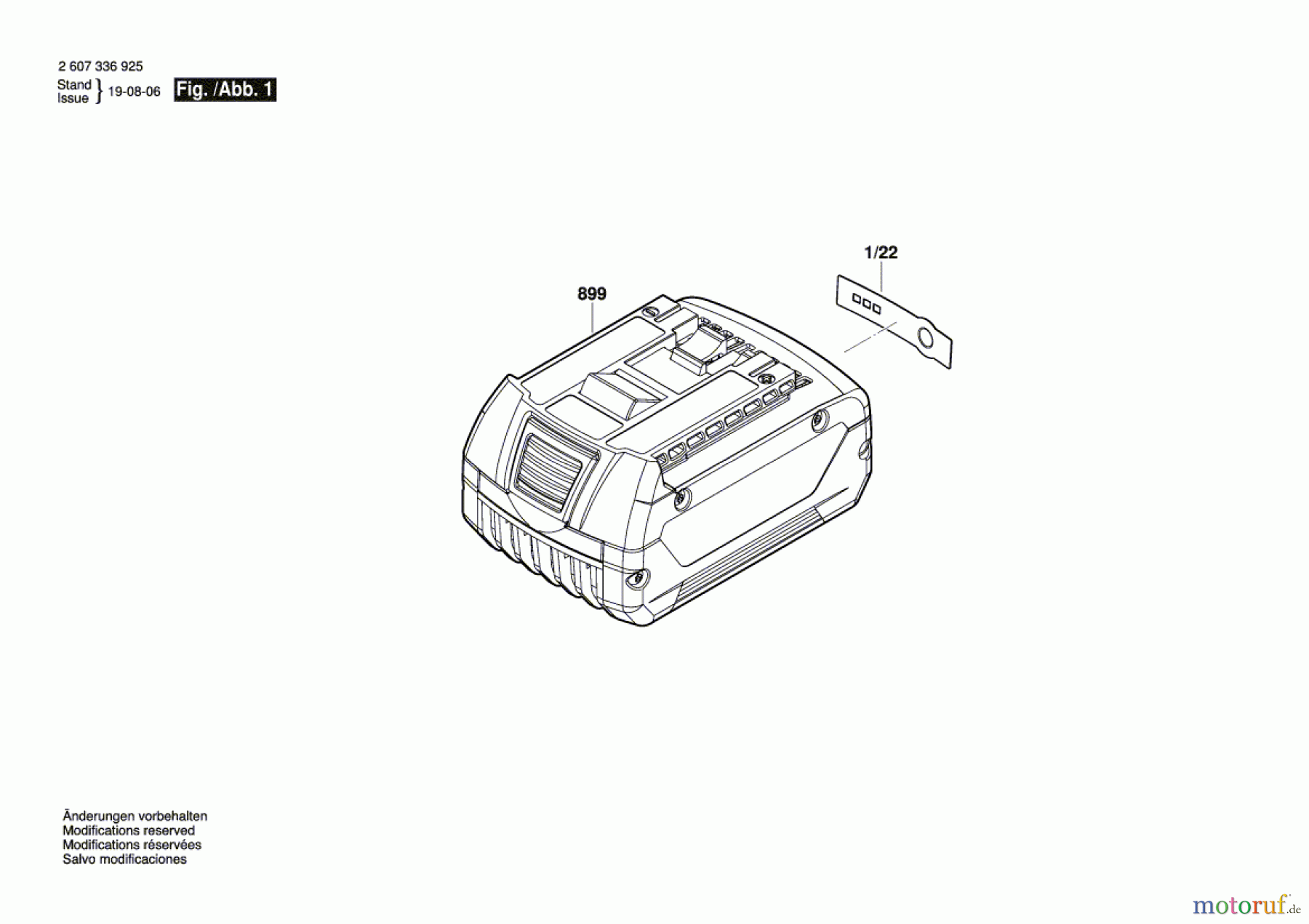 Bosch Akku Werkzeug Akku-Paket GBA 18V Seite 1