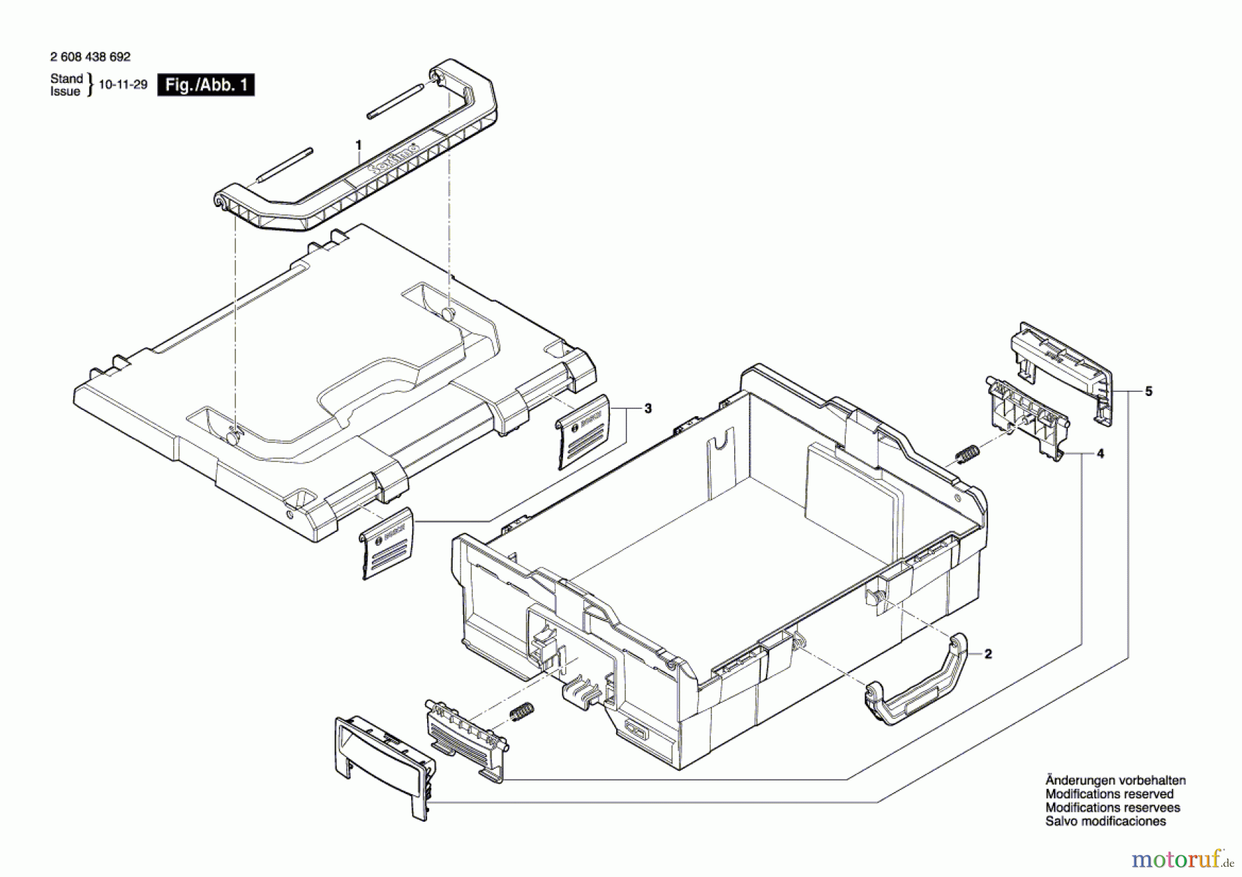 Bosch Werkzeug Tragkasten L-Boxx 136 Seite 1
