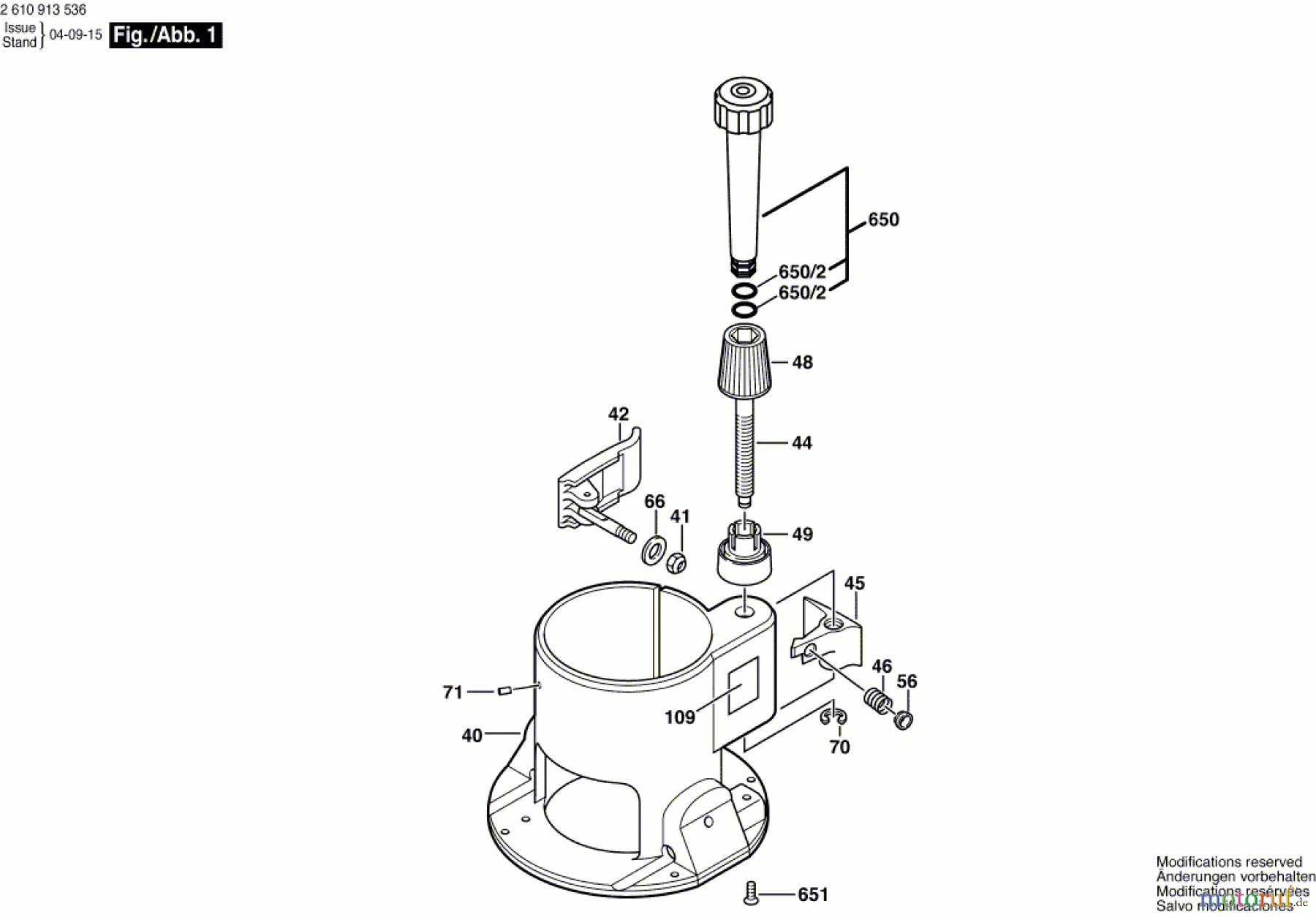 Bosch Werkzeug Basiseinheit ---- Seite 1