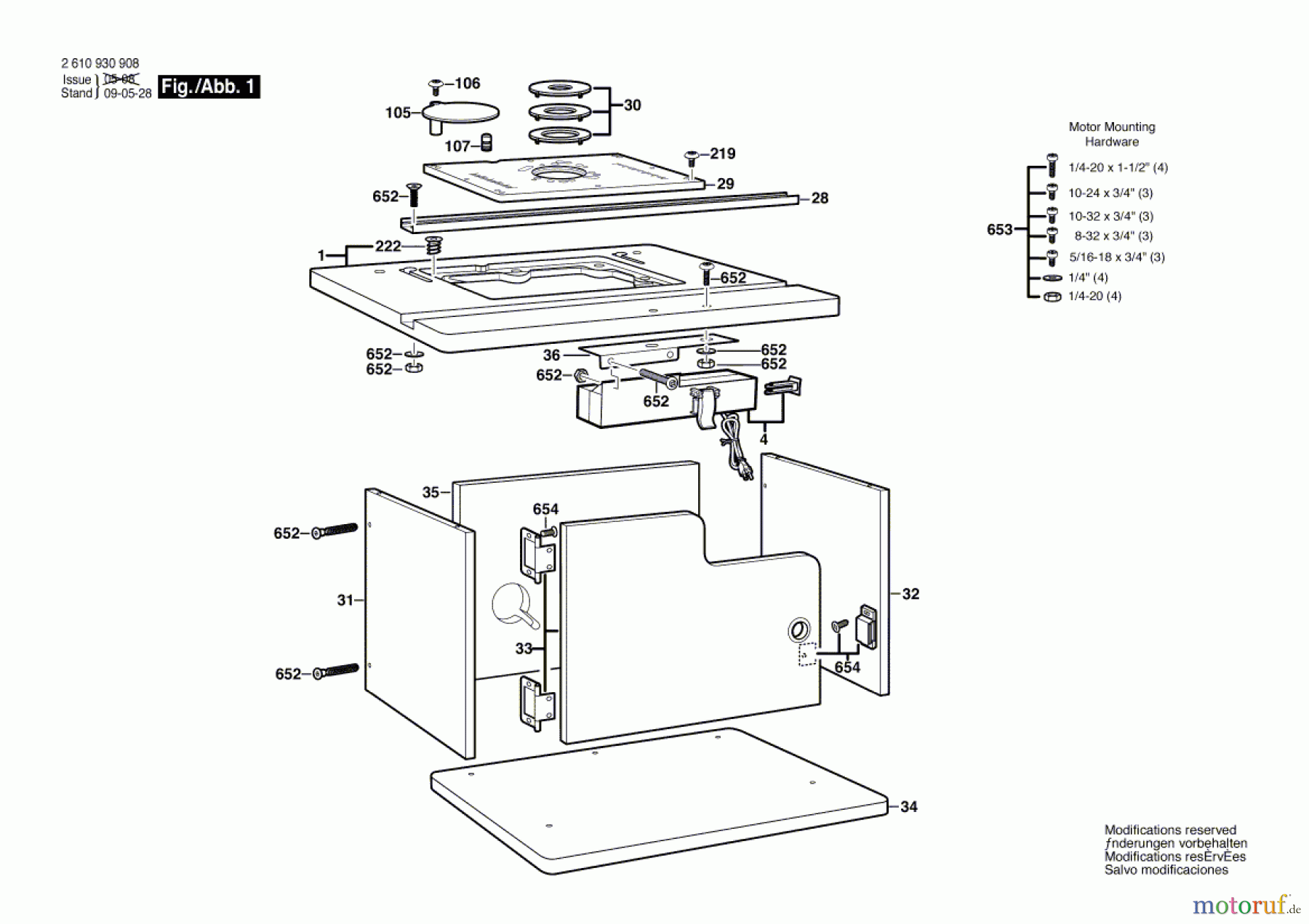Bosch Werkzeug Schrauberbit-Satz RA1171 Seite 1