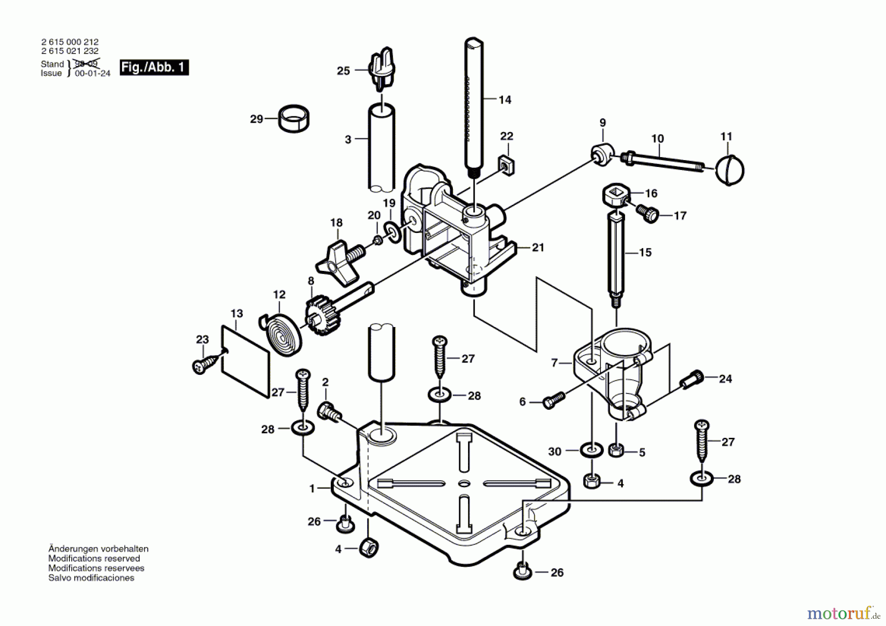 Bosch Werkzeug Bauteil ---- Seite 1
