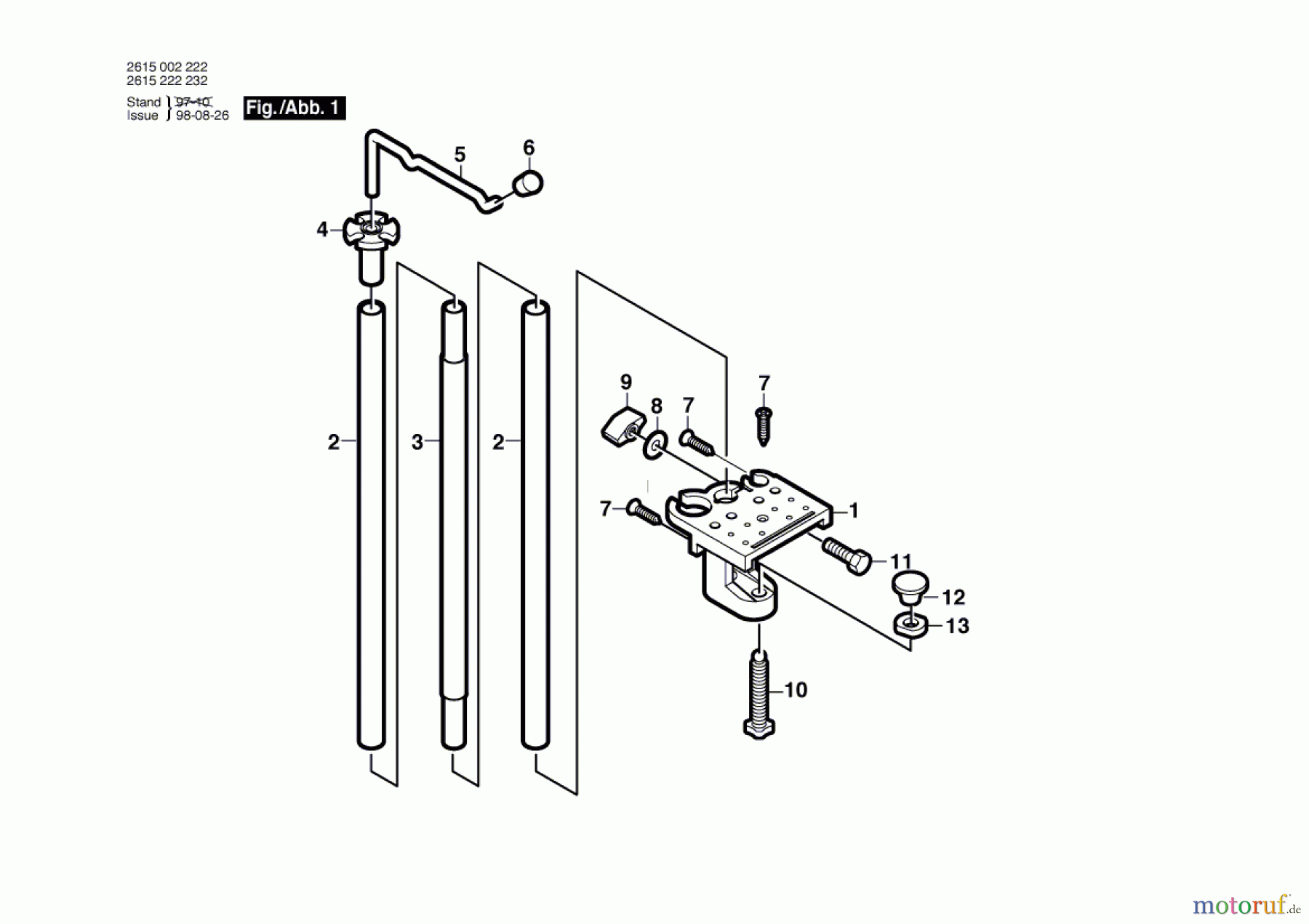 Bosch Werkzeug Bauteil 2222 Seite 1