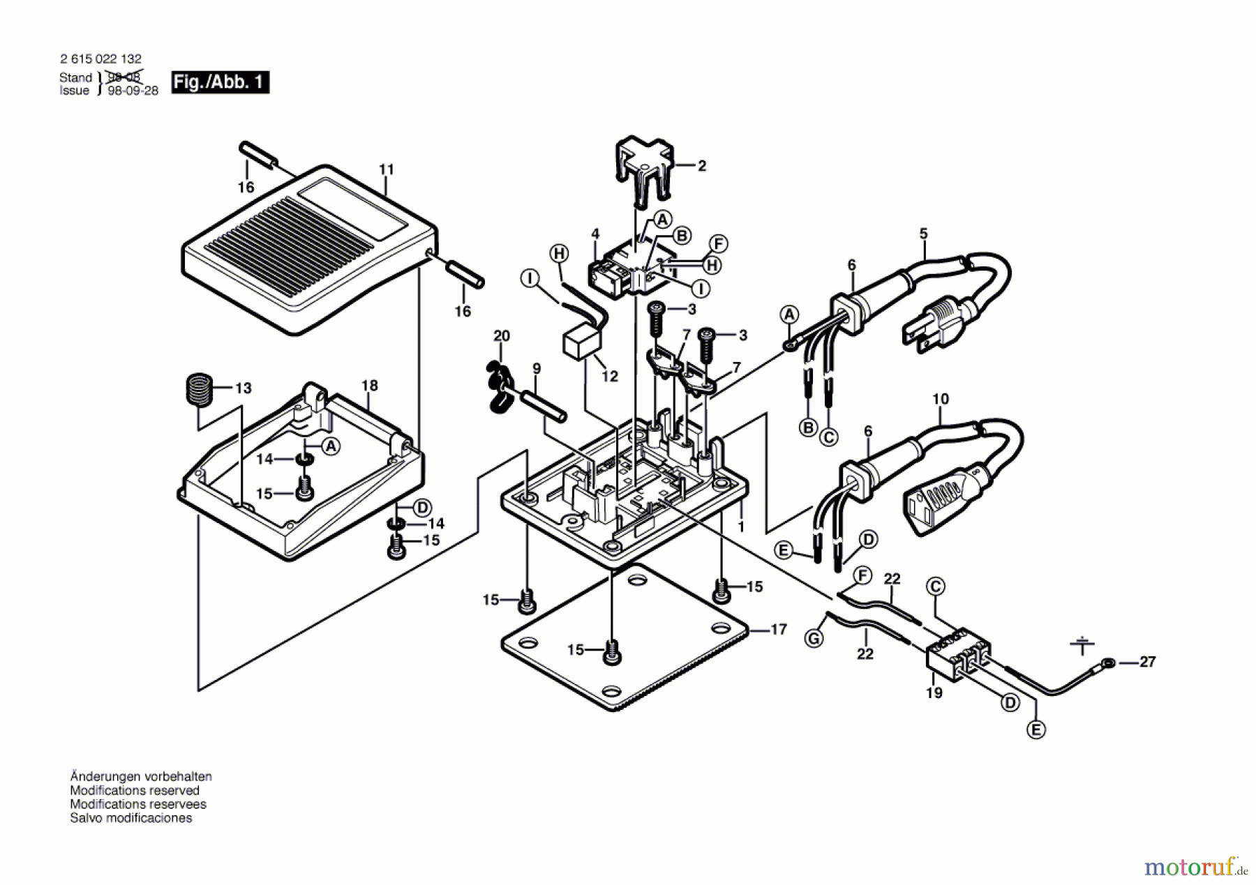 Bosch Werkzeug Bauteil ---- Seite 1