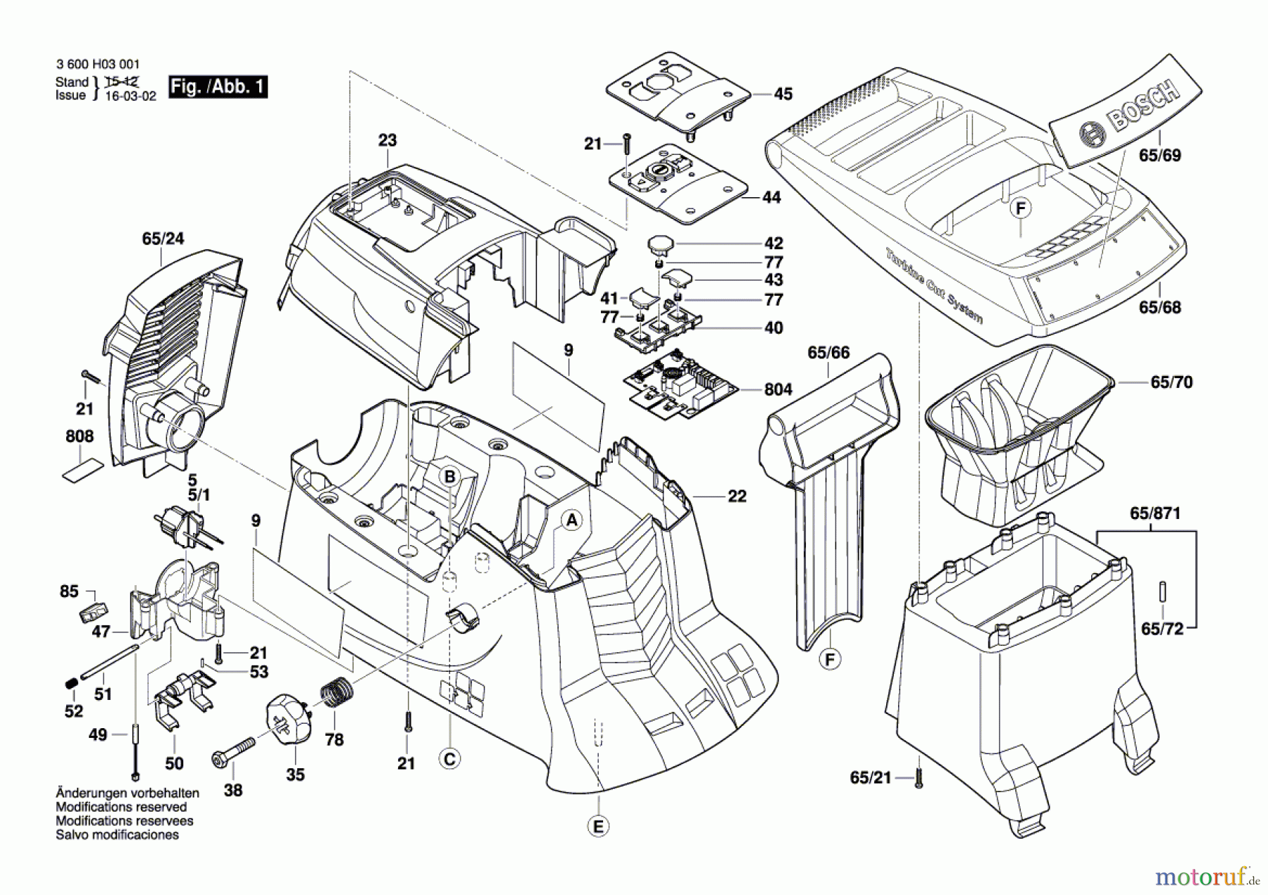  Bosch Gartengeräte Häcksler AXT 22 D Seite 1