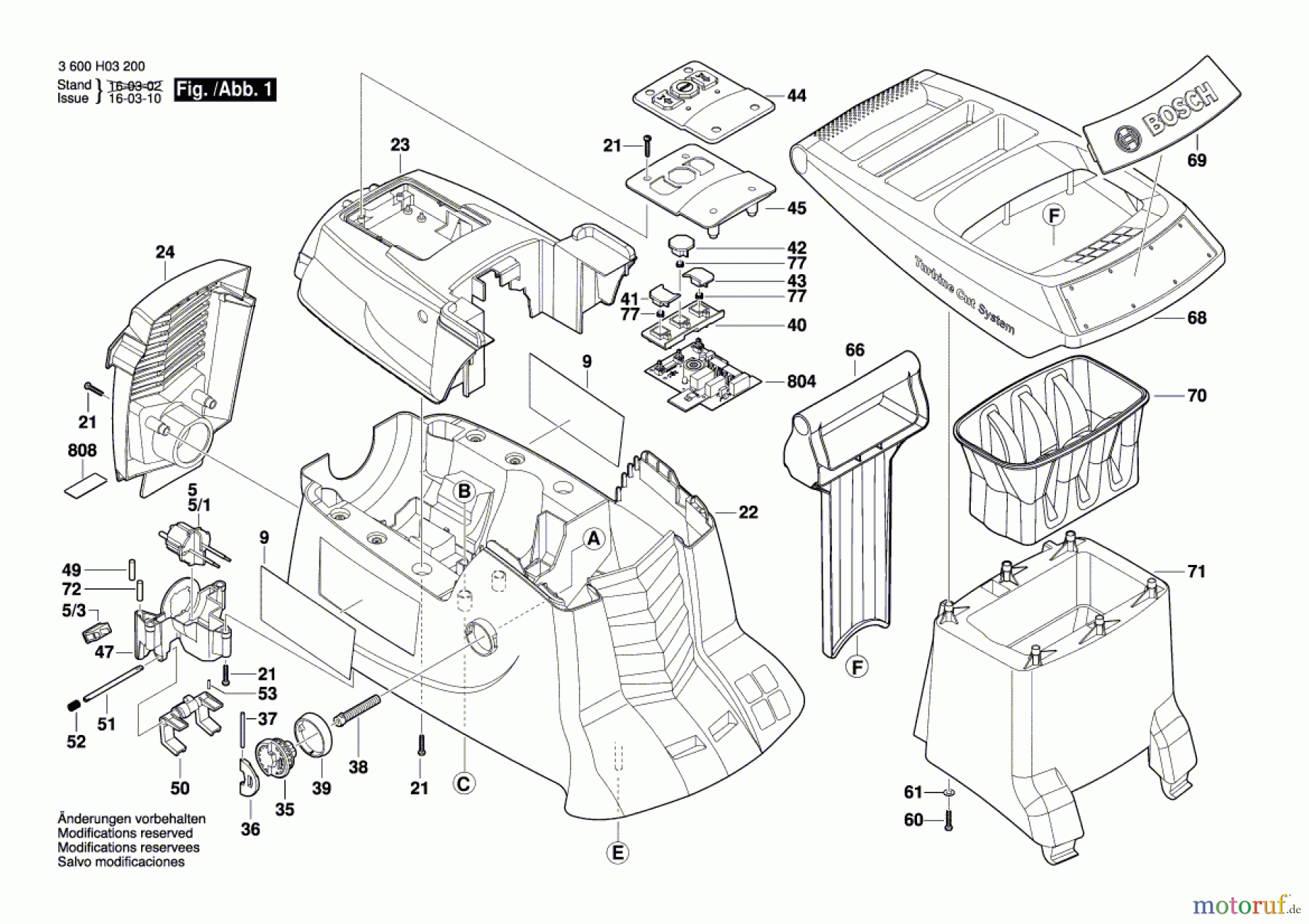  Bosch Gartengeräte Häcksler AXT 23 TC Seite 1