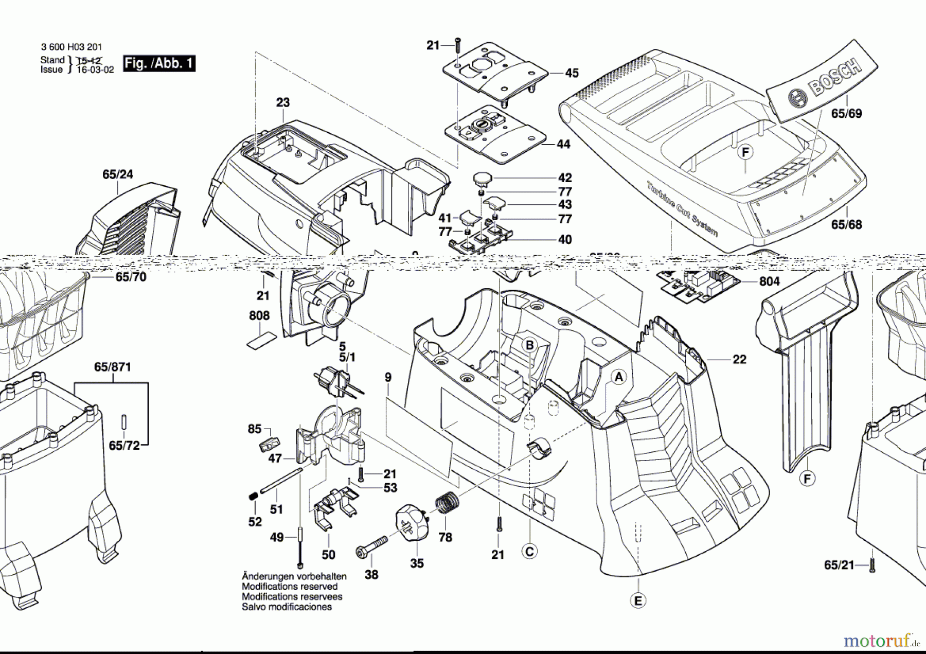  Bosch Gartengeräte Häcksler AXT 23 TC Seite 1