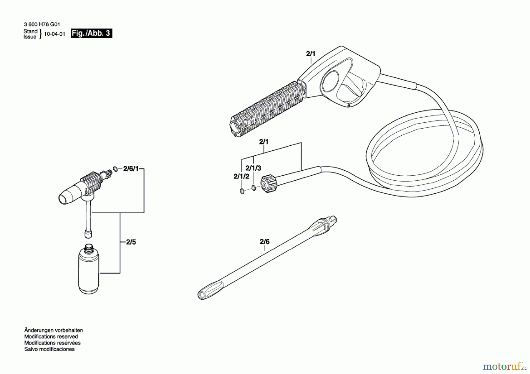 Bosch Wassertechnik Hochdruckreiniger AQUATAK 10 Seite 3