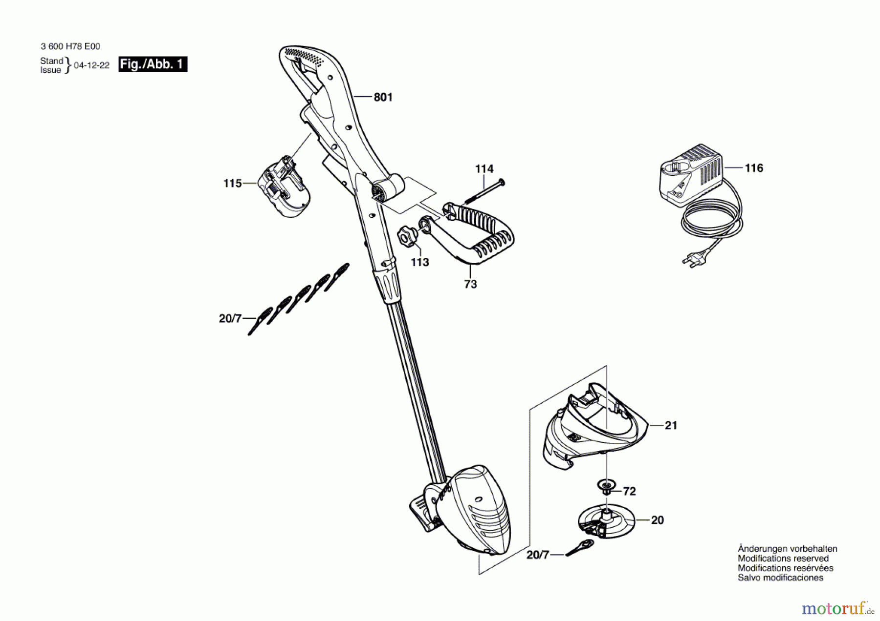 Bosch Gartengeräte Rasentrimmer ART 26 ACCU Seite 1
