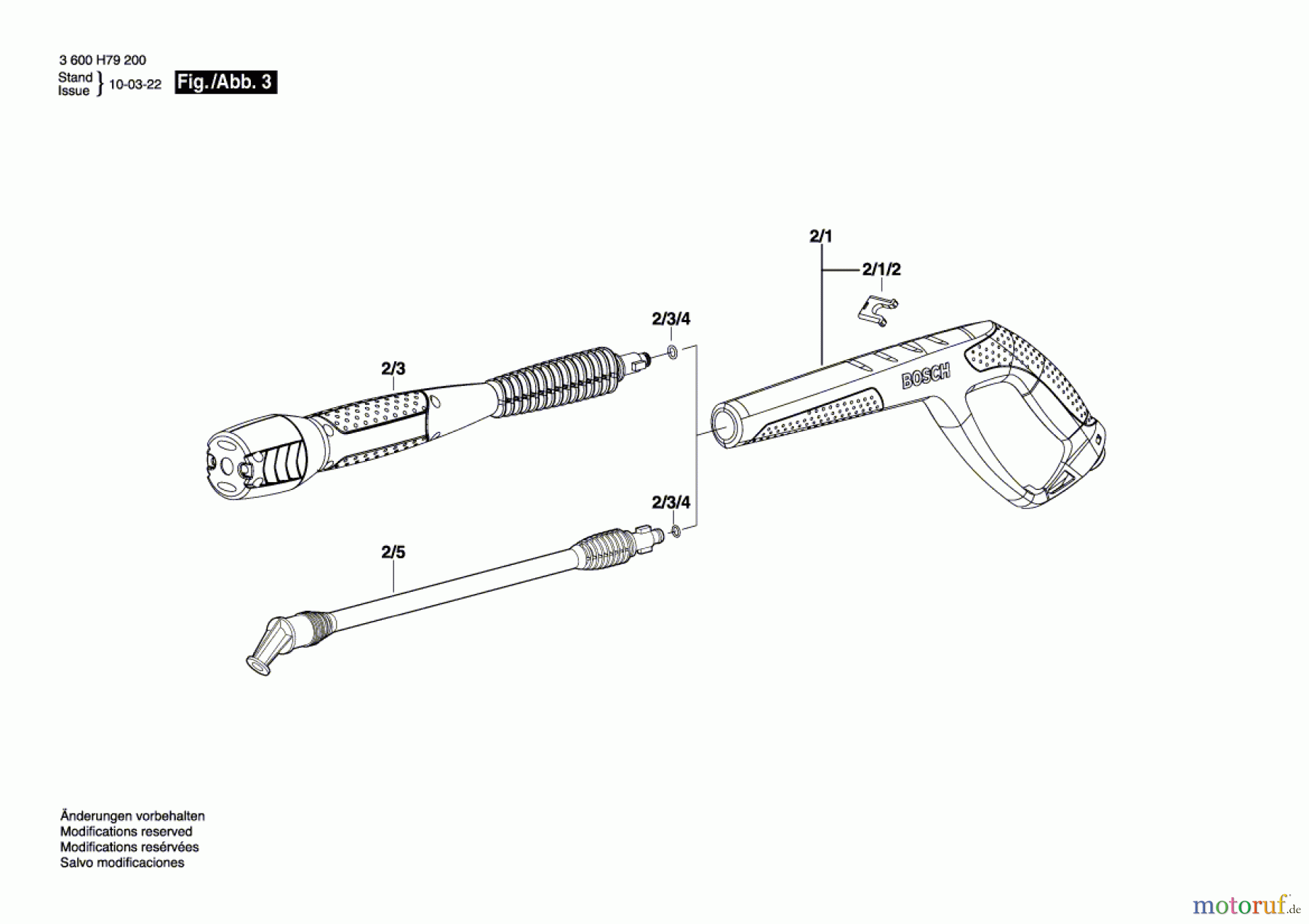Bosch Wassertechnik Hochdruckreiniger AQUATAK CLIC 135 Seite 3