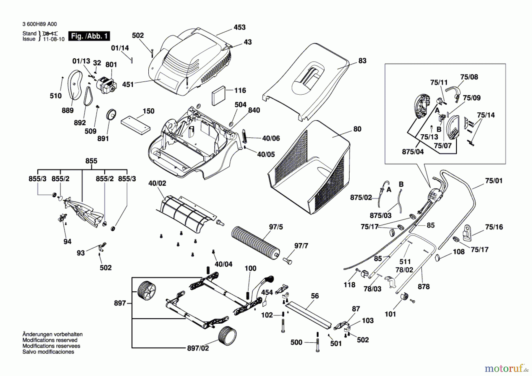 Bosch Gartengeräte Rasenmäher ASM 32 Seite 1
